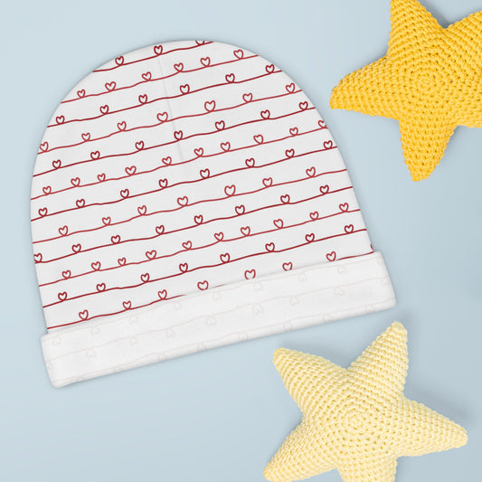 Red Heart Vines - Super Cute - Baby Beanie