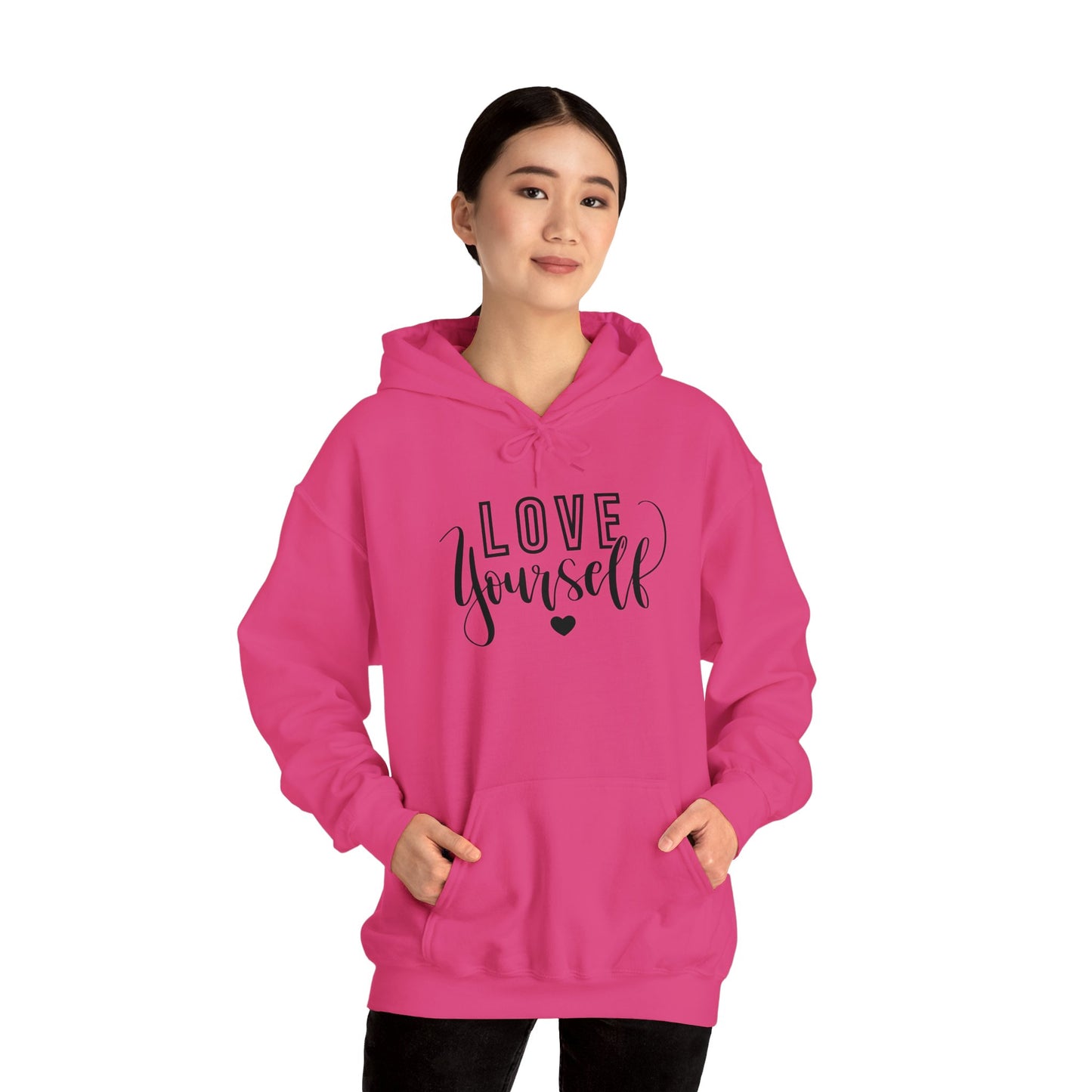 Unisex Heavy Blend Hooded Sweatshirt - Love Yourself