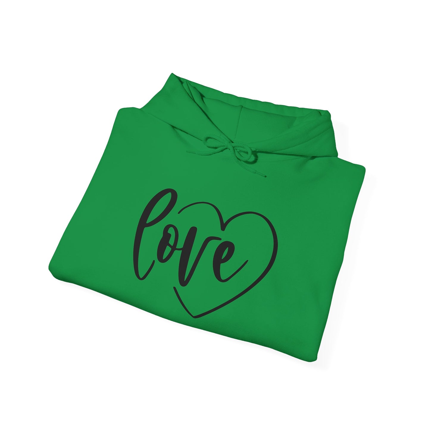Unisex Heavy Blend Hooded Sweatshirt - Love Heart