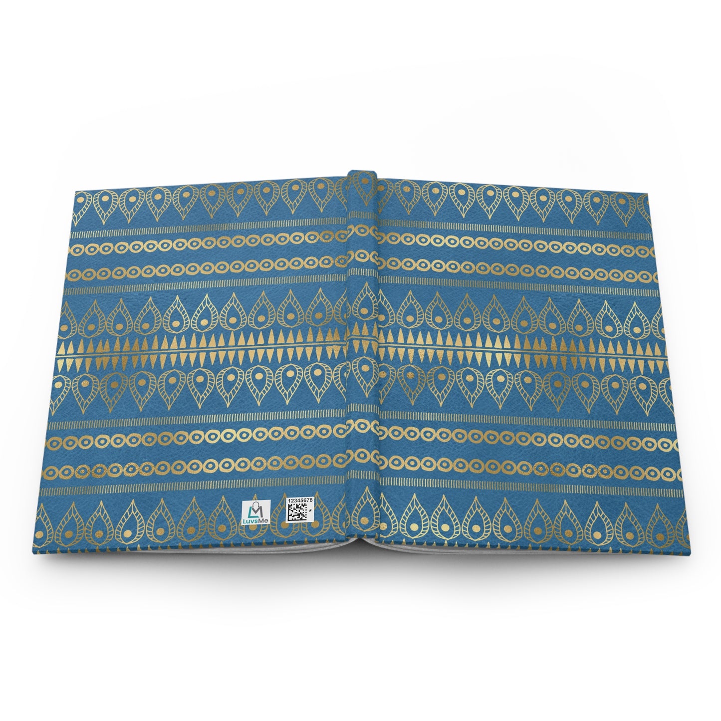 Blue Serene Boheme - Hardcover Journal Matte