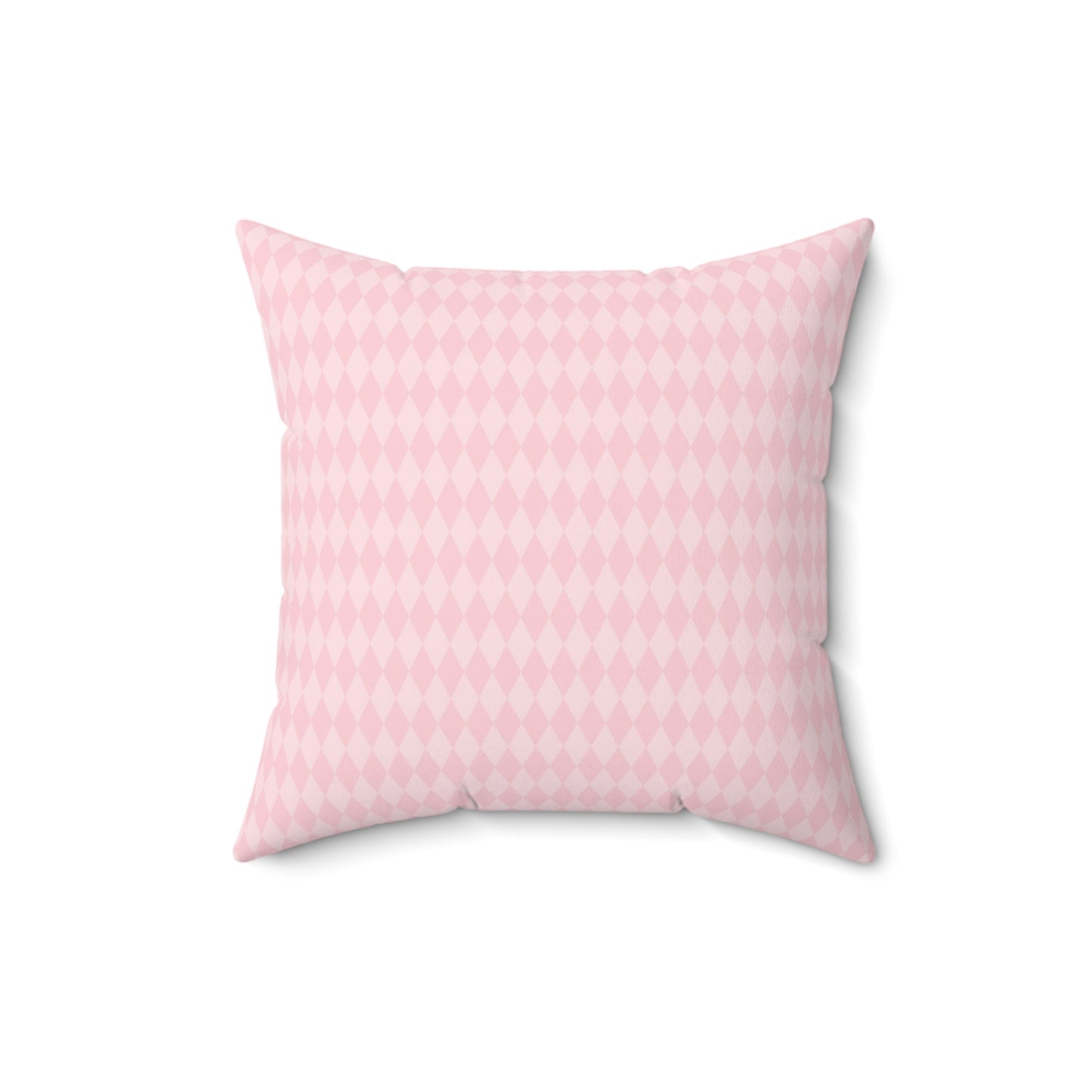 Pink Paris Pattern 16 - Faux Suede Square Pillow