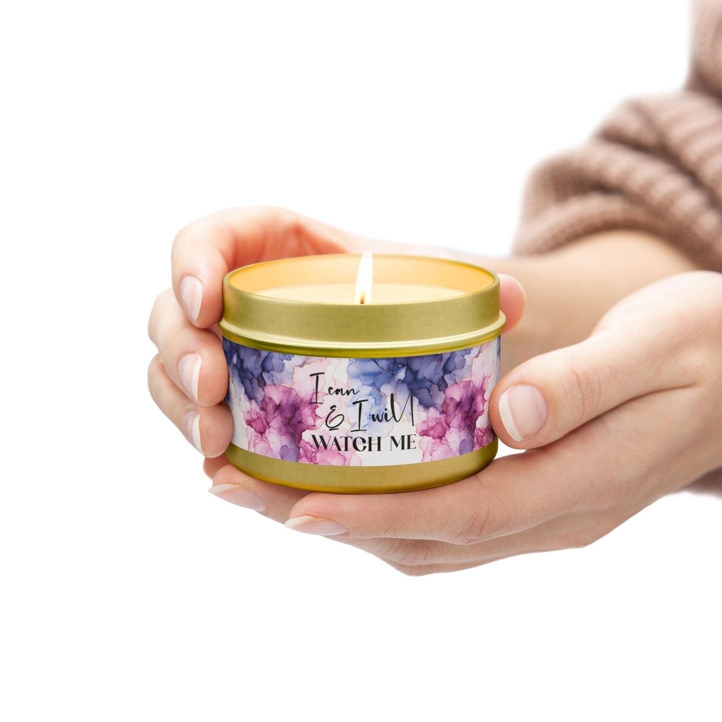 I Can and I Will, Watch Me - Inspirational - Mindfulness & Self-Care - Scented Tin Candle