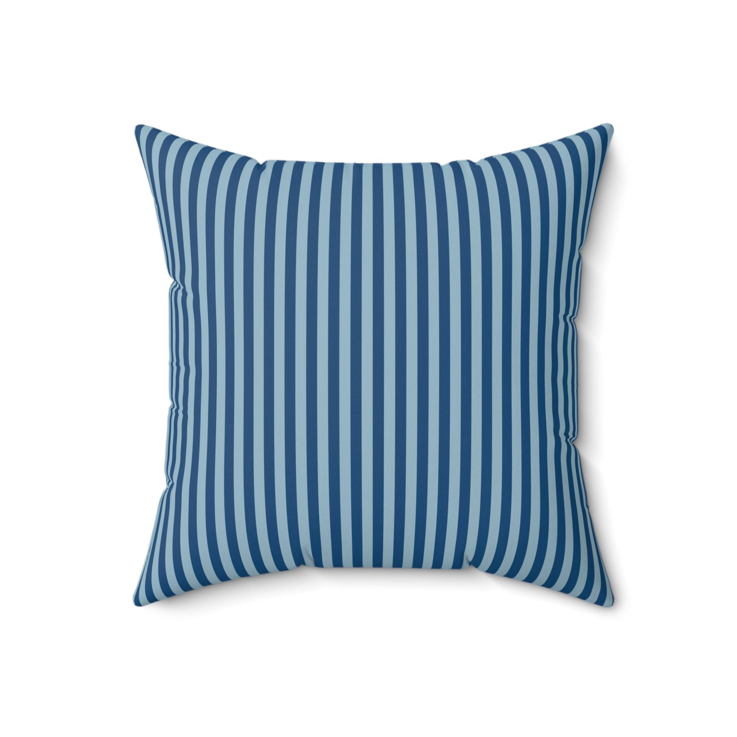 Blue and Gold Paris Pattern 23.2 - Faux Suede Square Pillow