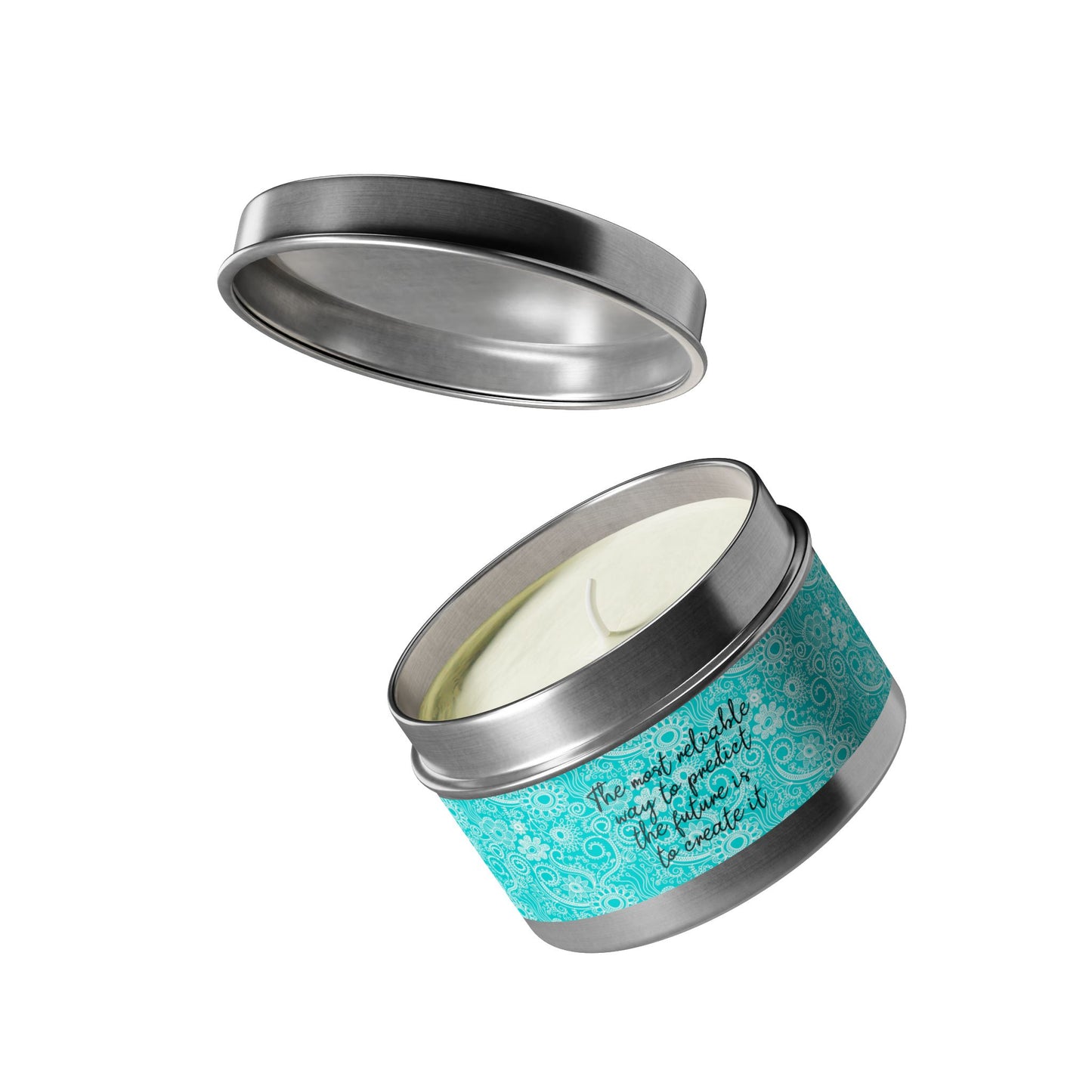 The Most Reliable Way to Predict the Future is to Create it - Inspirational - Mindfulness & Self-Care - Scented Tin Candle
