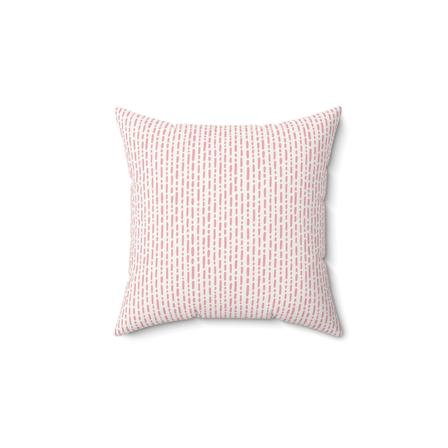 Pink Boho Pattern 6 - Faux Suede Square Pillow