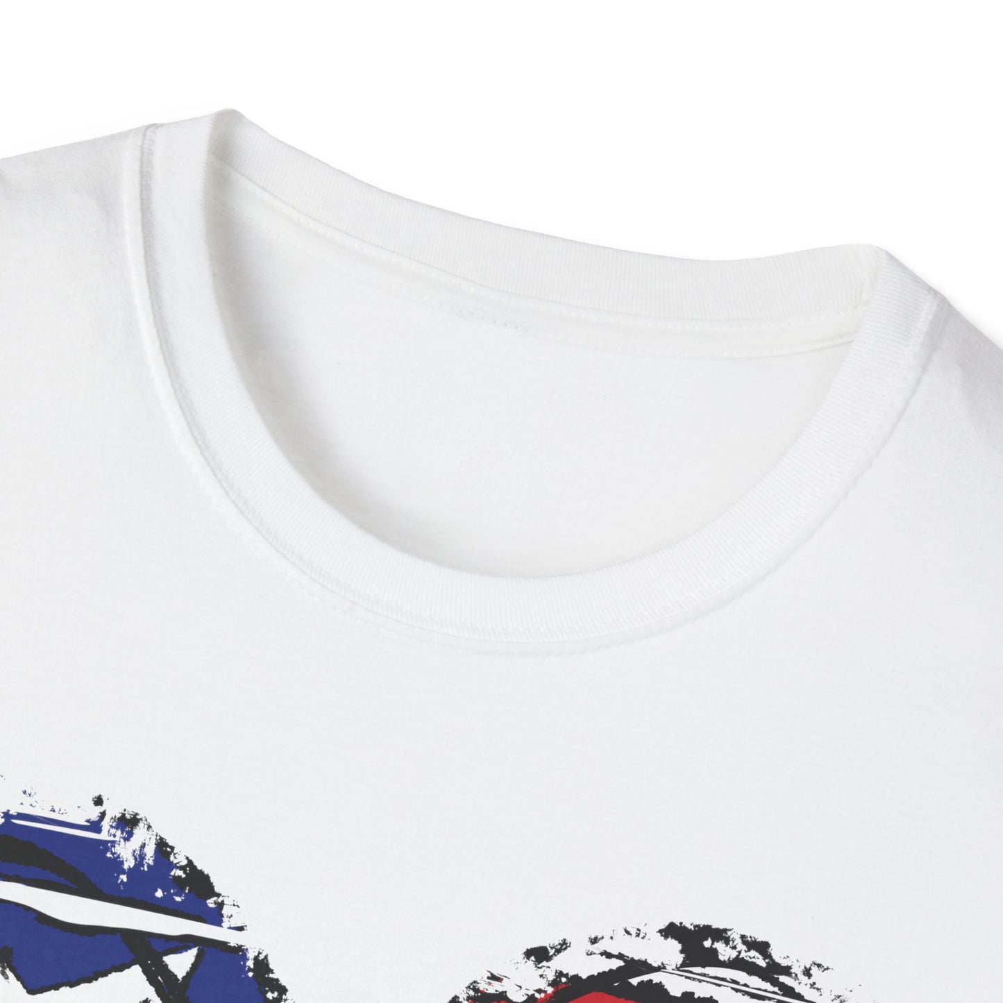 American Flag Heart - 4th of July - Independence Day - Unisex Softstyle T-Shirt