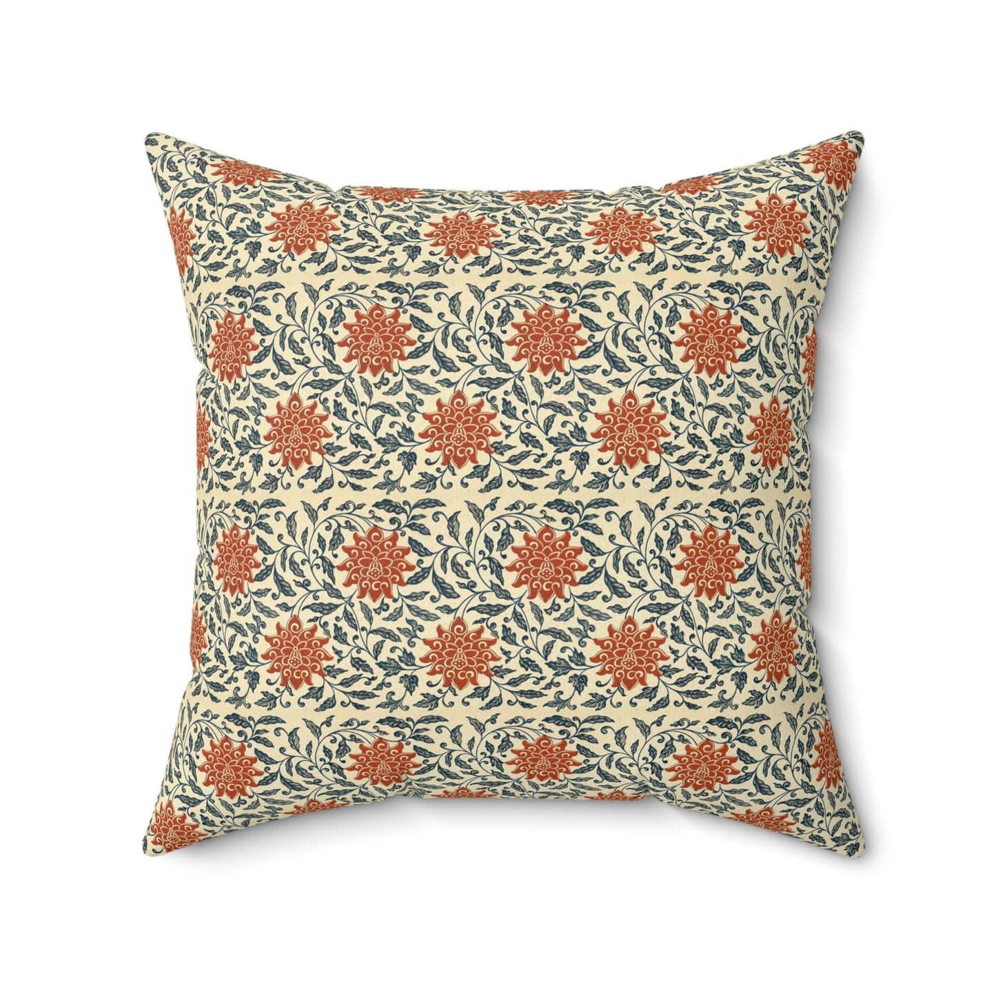 Boho Pattern 8 - Faux Suede Square Pillow