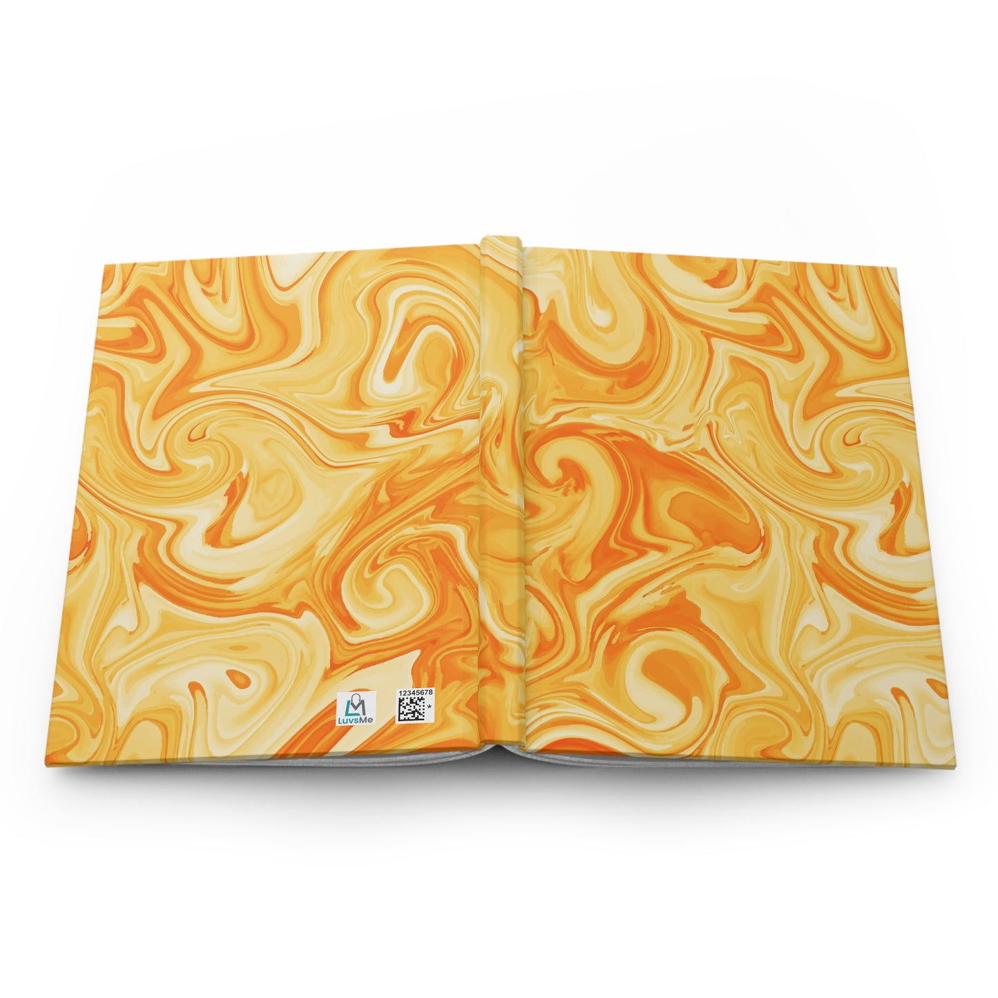 Yellow Marble - Hardcover Lined Journal Matte