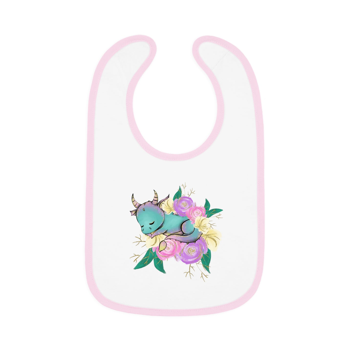 Dragons 2 - Baby Contrast Trim Jersey Bib