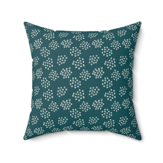Boho Vibes Pattern 1- Faux Suede Square Pillow