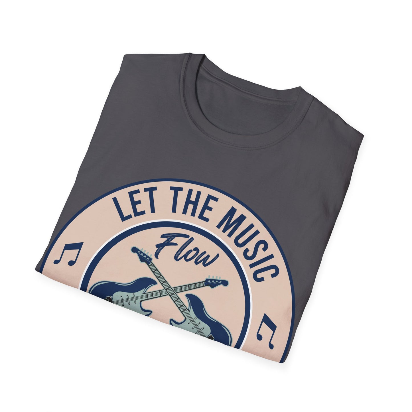 Let the Music Flow and Enrich Your Soul - Unisex Softstyle T-Shirt
