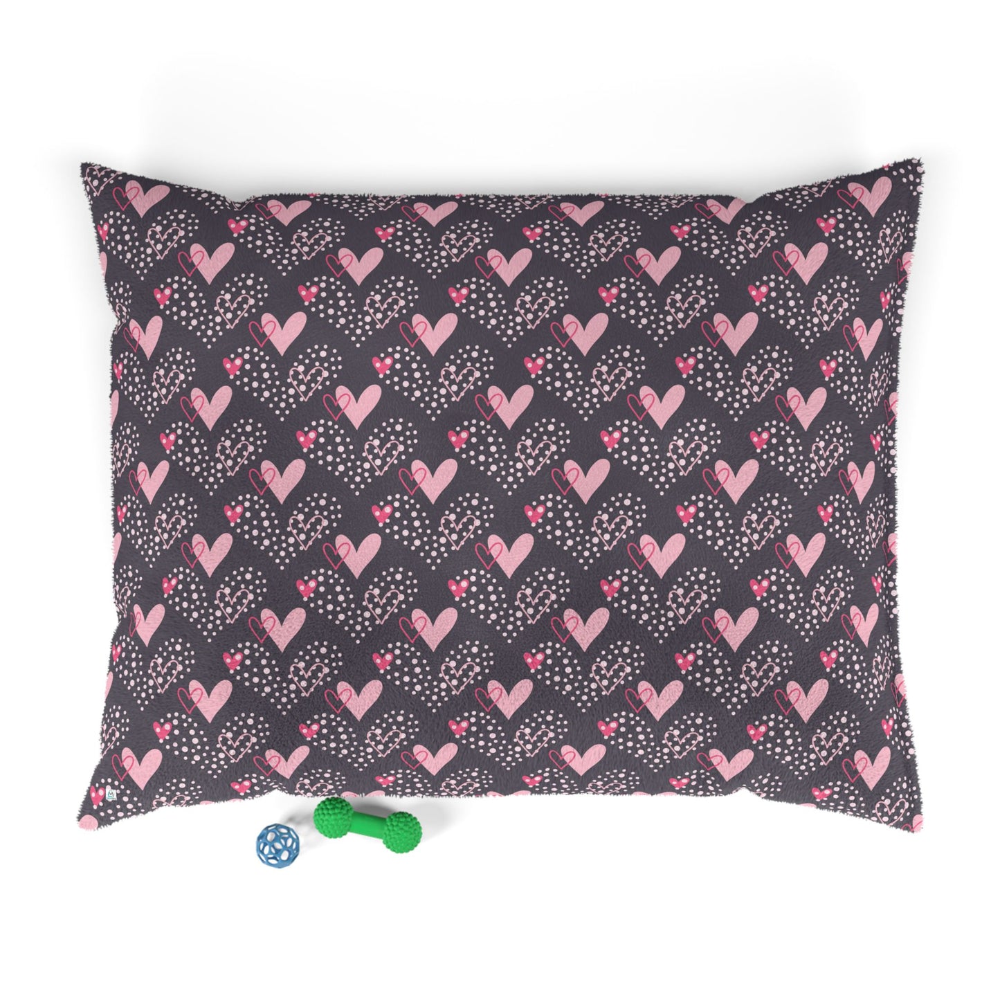 Cute Fun Heart Pattern Pet Bed - Cozy Comfort for Your Furry Friend