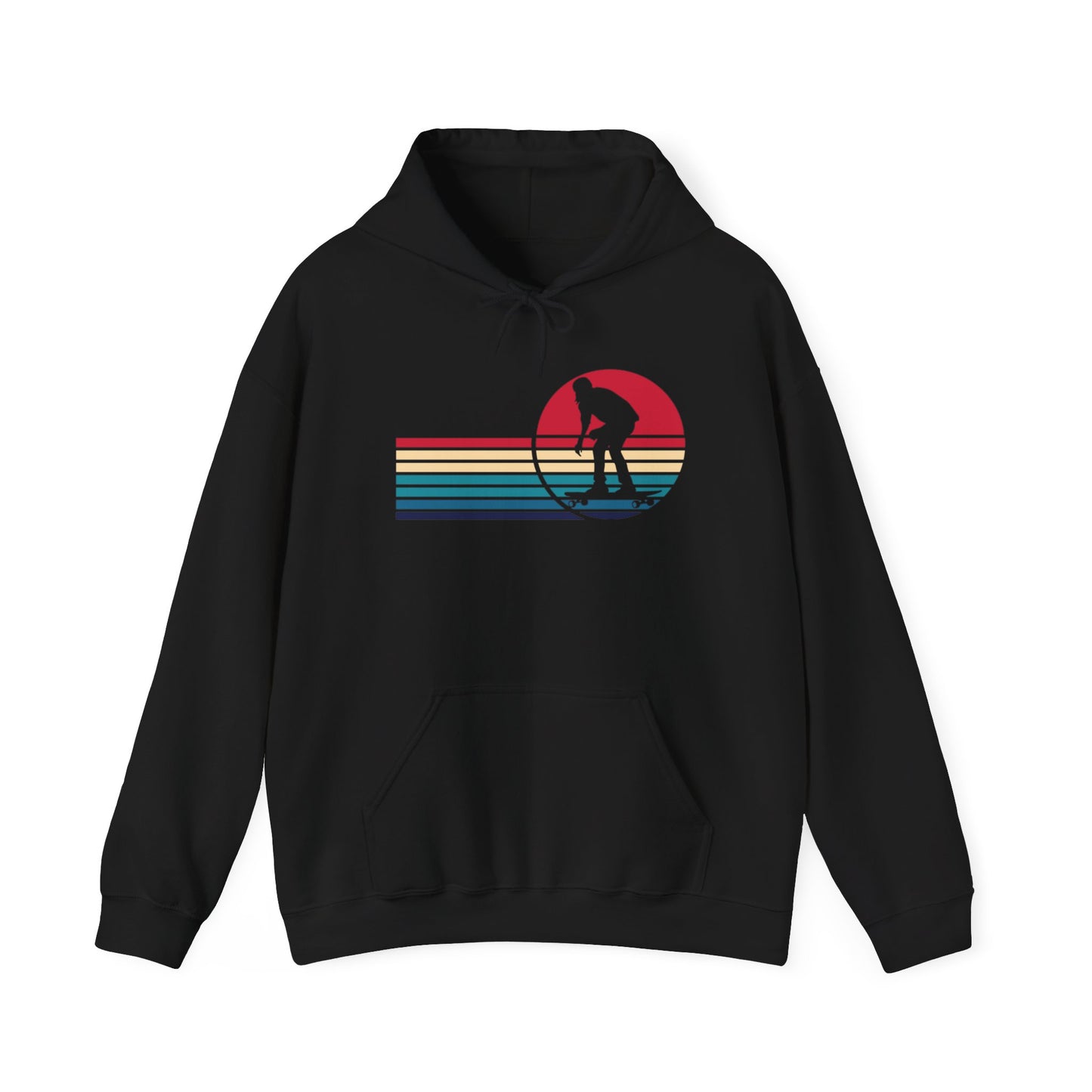 Unisex Heavy Blend Hooded Sweatshirt - Skateboarding Vintage