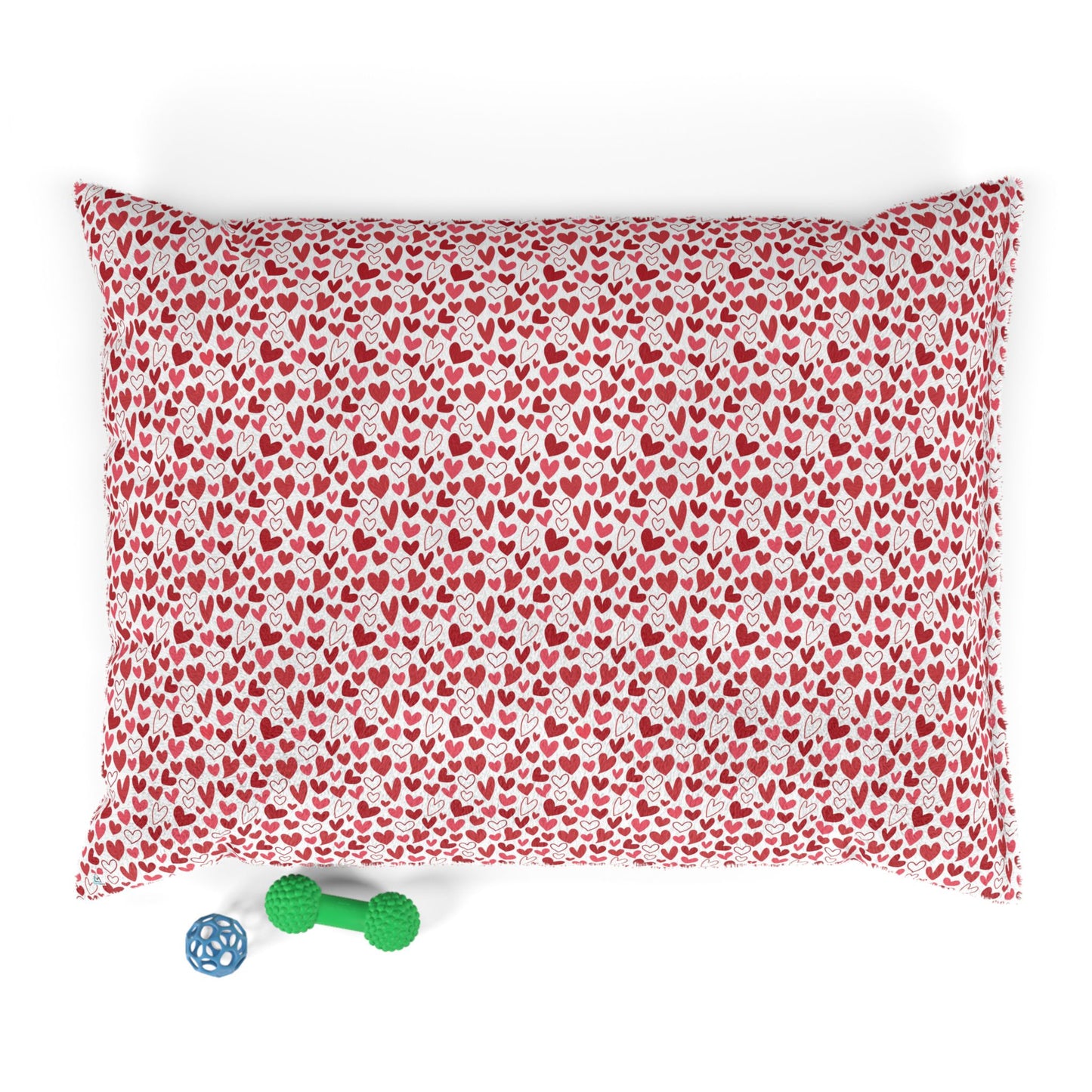 Cozy Heart Print Pet Bed - Perfect for Dogs / Cats You Love