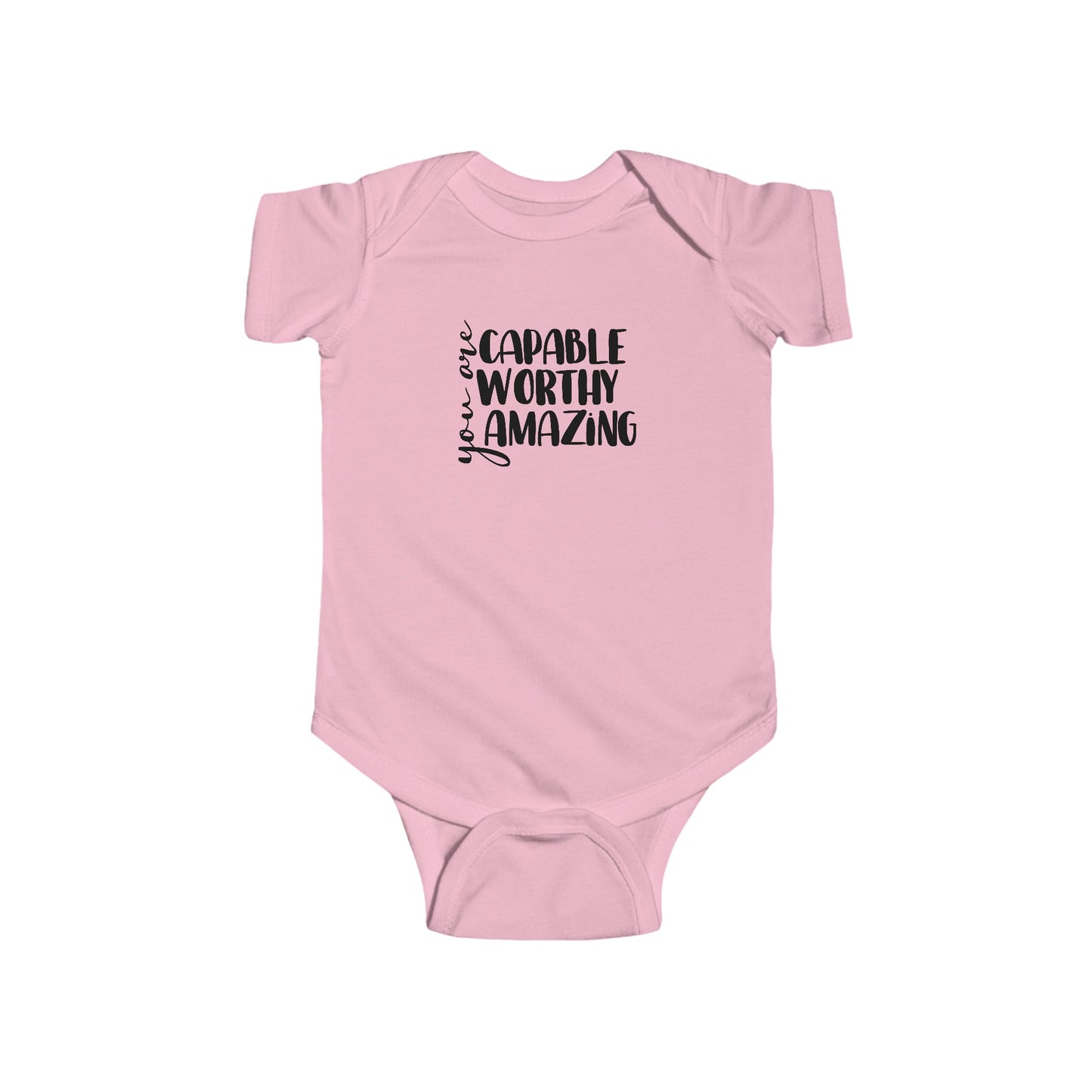 Capable, Worthy, Amazing - Infant Fine Jersey Bodysuit