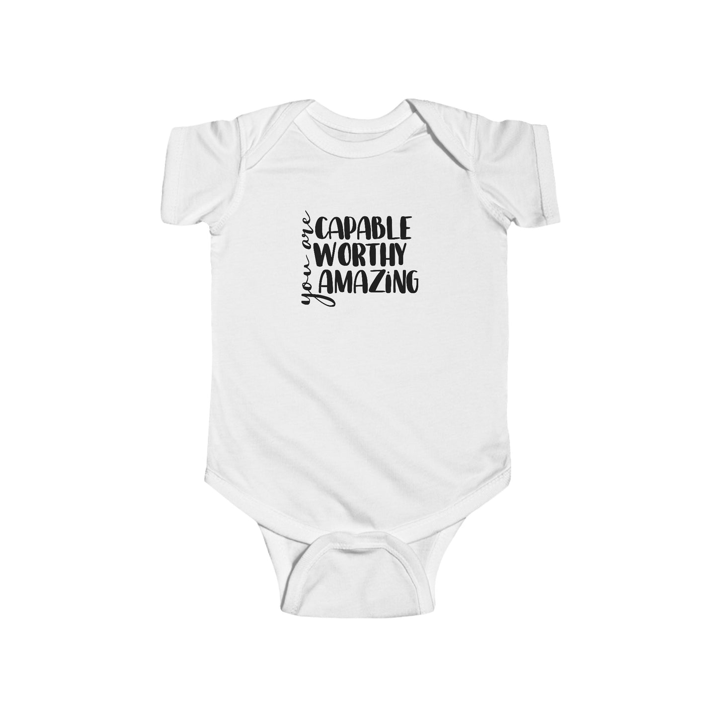 Capable, Worthy, Amazing - Infant Fine Jersey Bodysuit