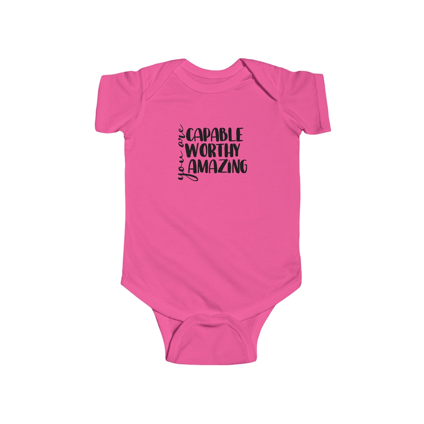 Capable, Worthy, Amazing - Infant Fine Jersey Bodysuit
