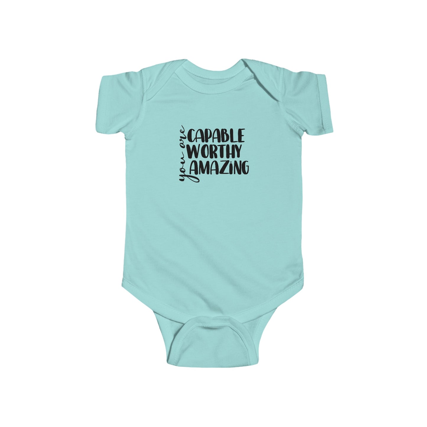 Capable, Worthy, Amazing - Infant Fine Jersey Bodysuit