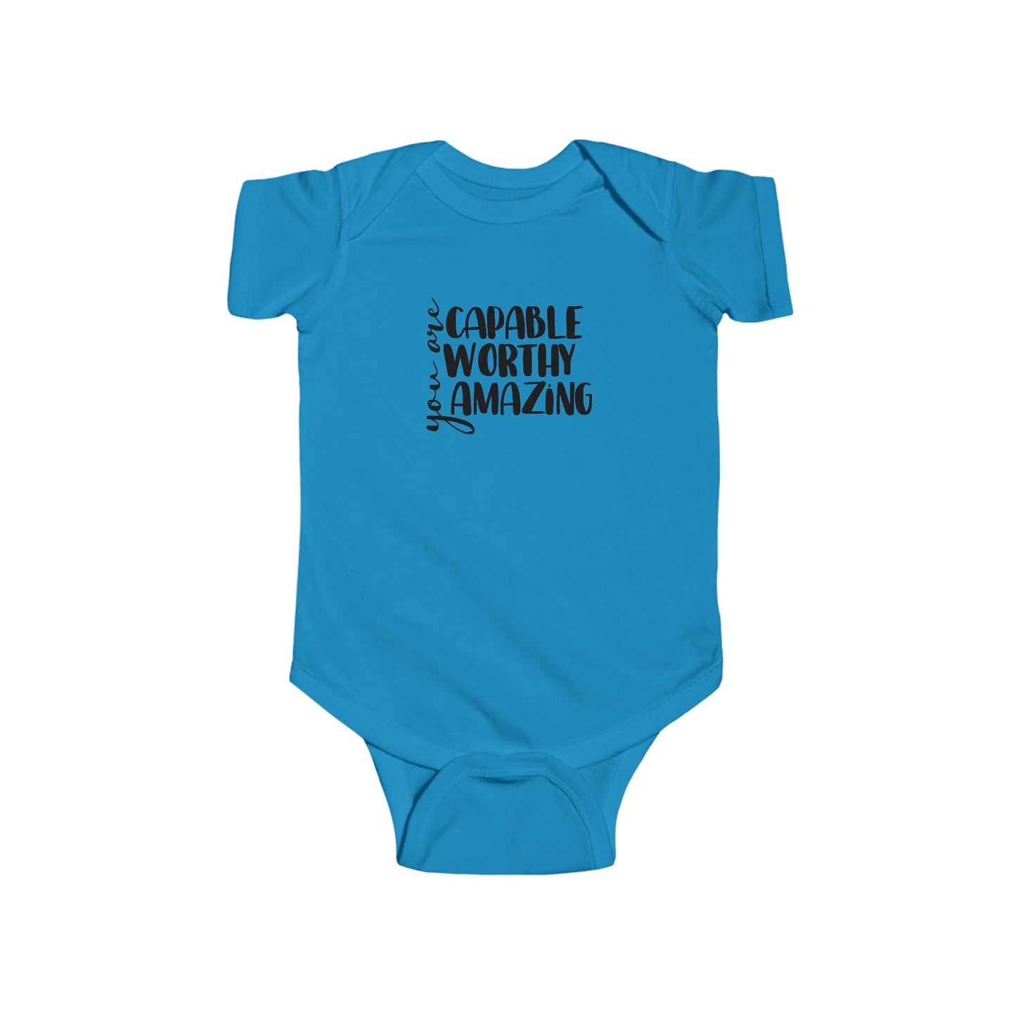 Capable, Worthy, Amazing - Infant Fine Jersey Bodysuit