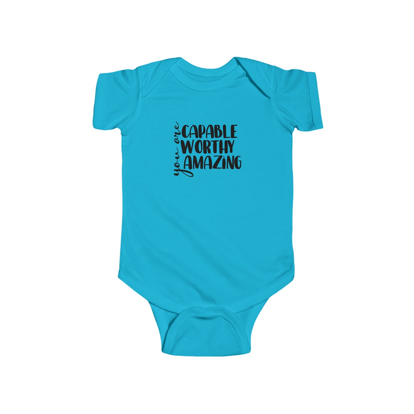Capable, Worthy, Amazing - Infant Fine Jersey Bodysuit
