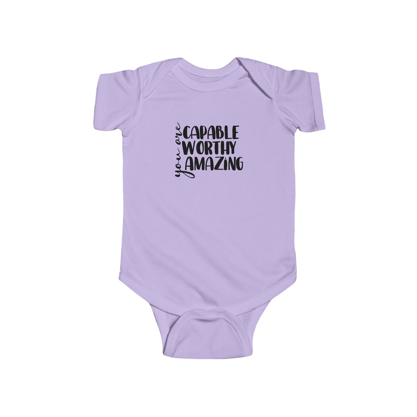 Capable, Worthy, Amazing - Infant Fine Jersey Bodysuit