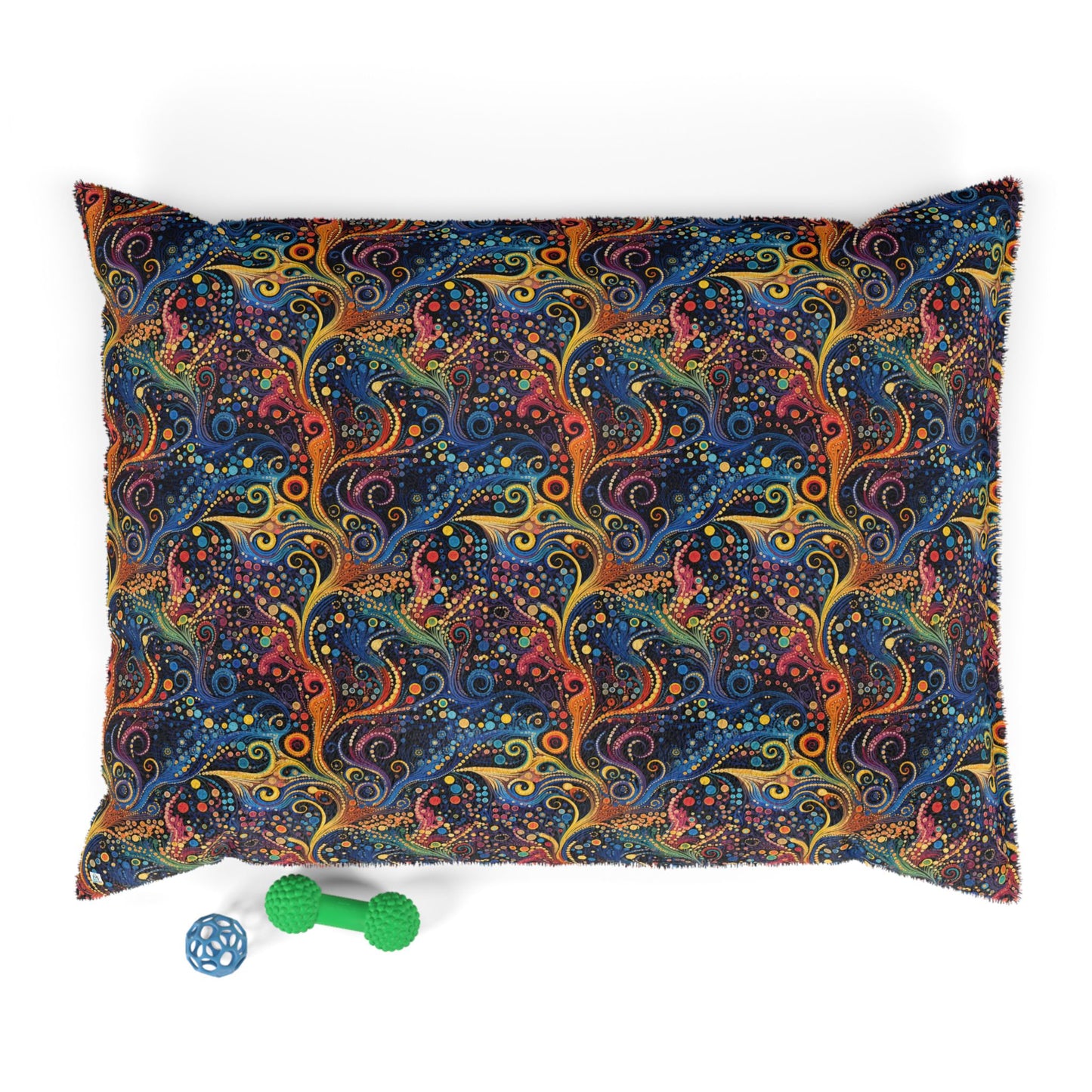 Colorful Swirl Pet Bed - Cozy and Stylish for Your Furry Friend