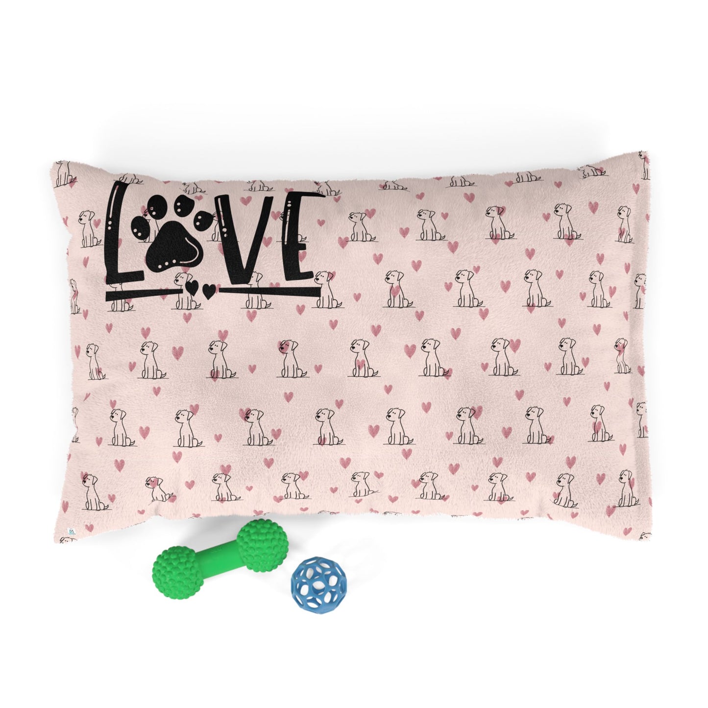 Stylish LOVE Pet Bed for Dogs - Cozy Comfort for Your Furry Friend