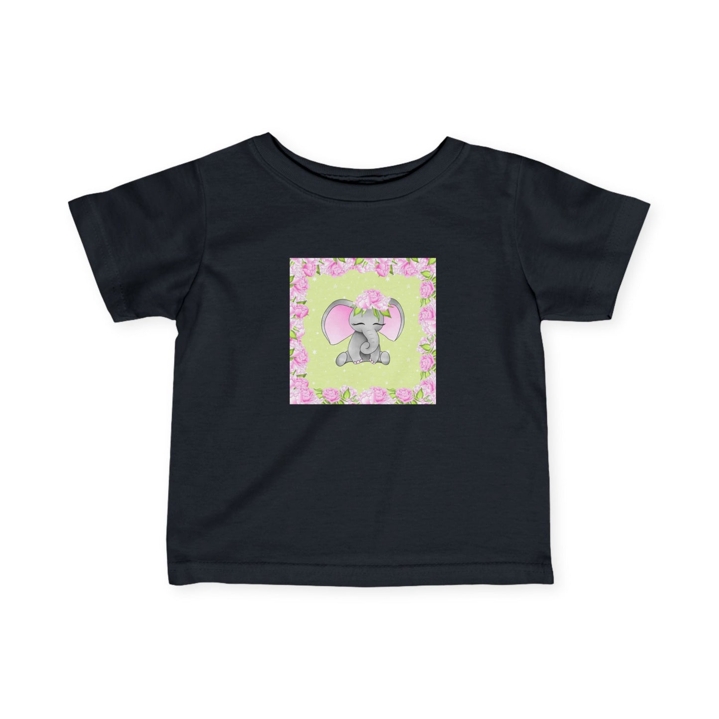 Pink Elephant - Infant Fine Jersey Tee