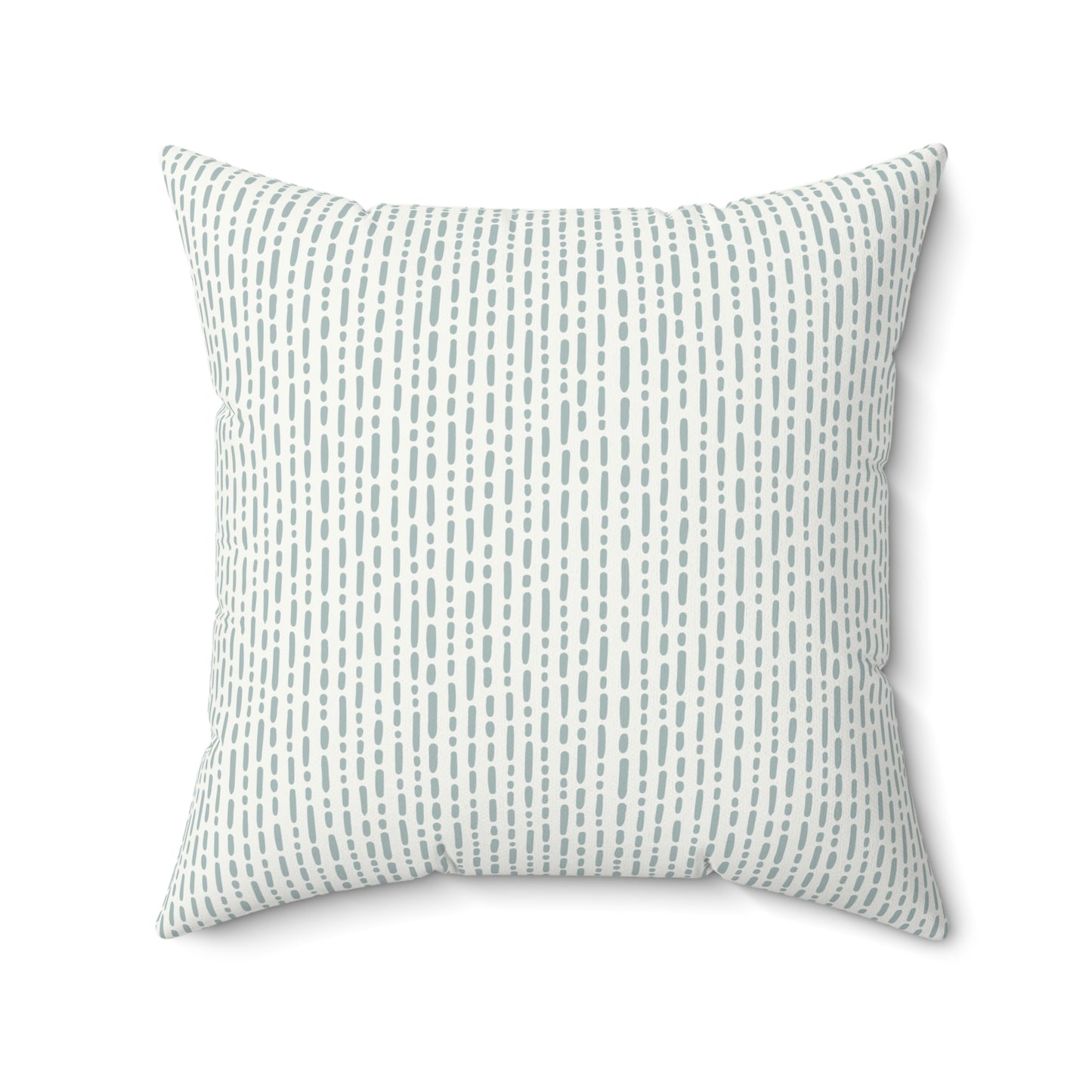 Boho Sage Pattern 6 - Faux Suede Square Pillow