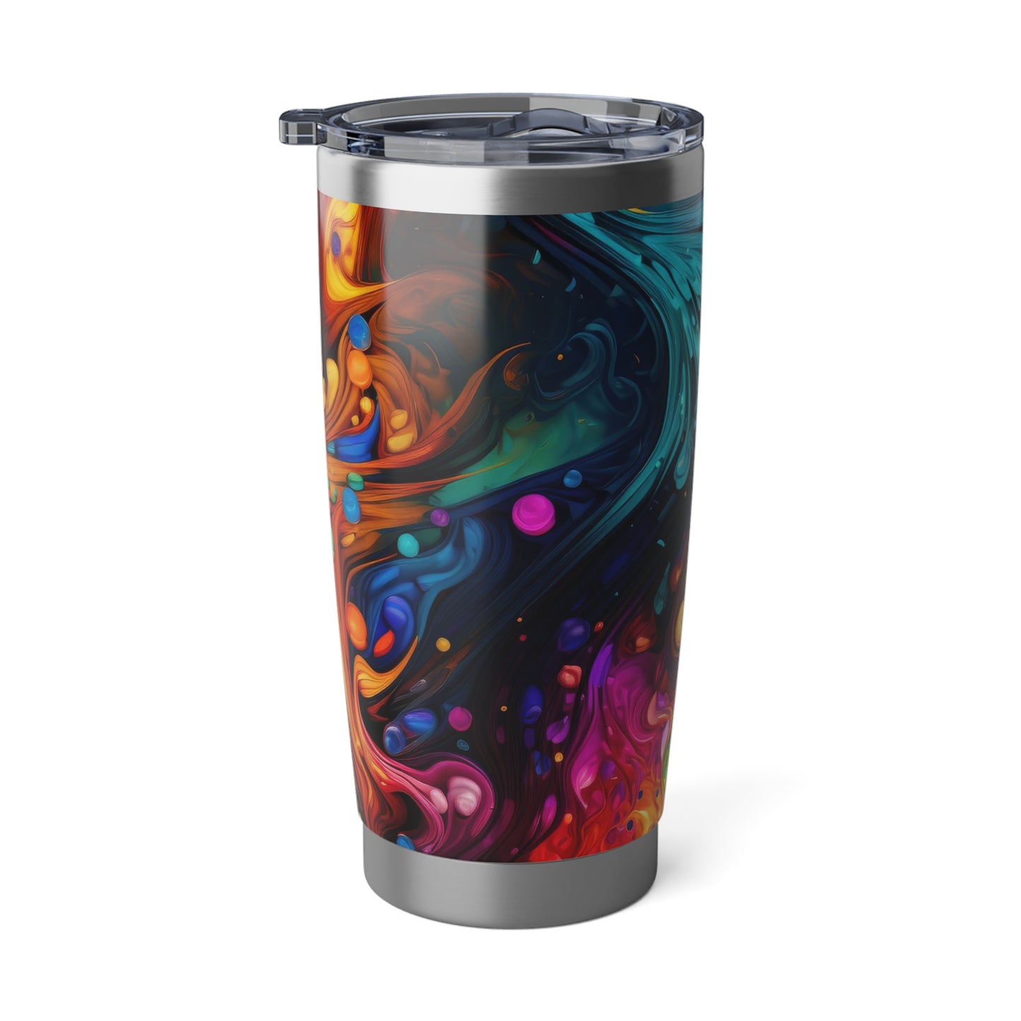 Colorful Psychedelic Kaleidoscope 1.6 - Vagabond 20oz Tumbler - Stainless Steel - Double Wall