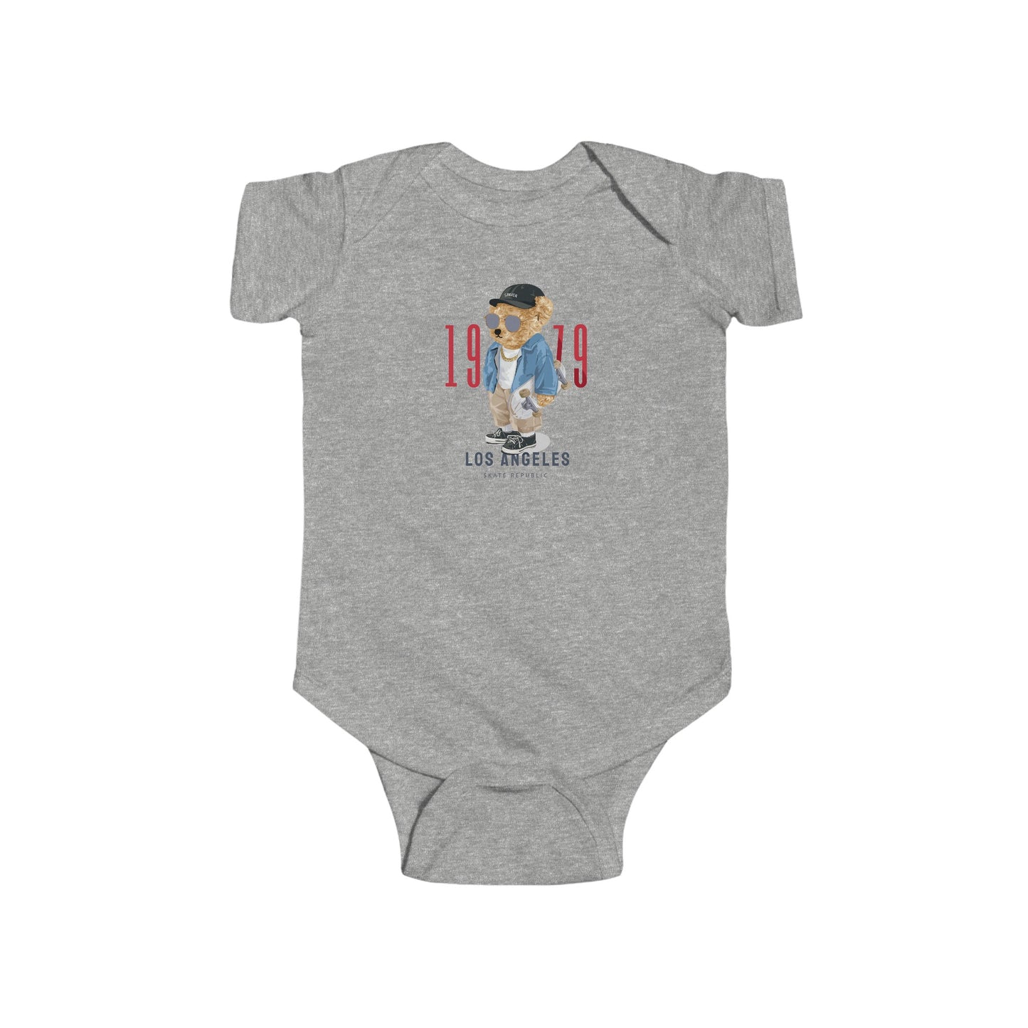 Skateboard Bear - Infant Fine Jersey Bodysuit