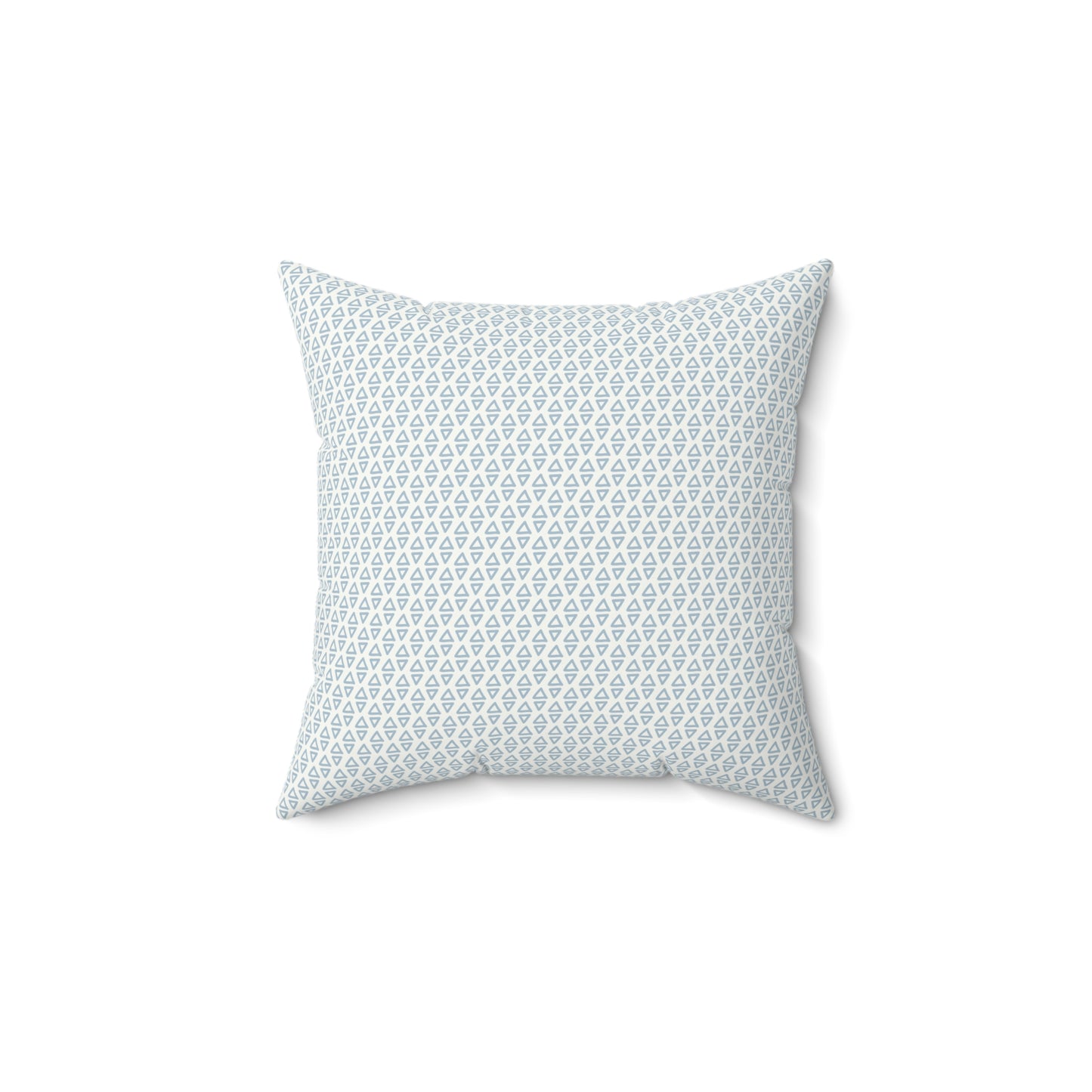 Light Blue Boho Pattern 2 - Faux Suede Square Pillow