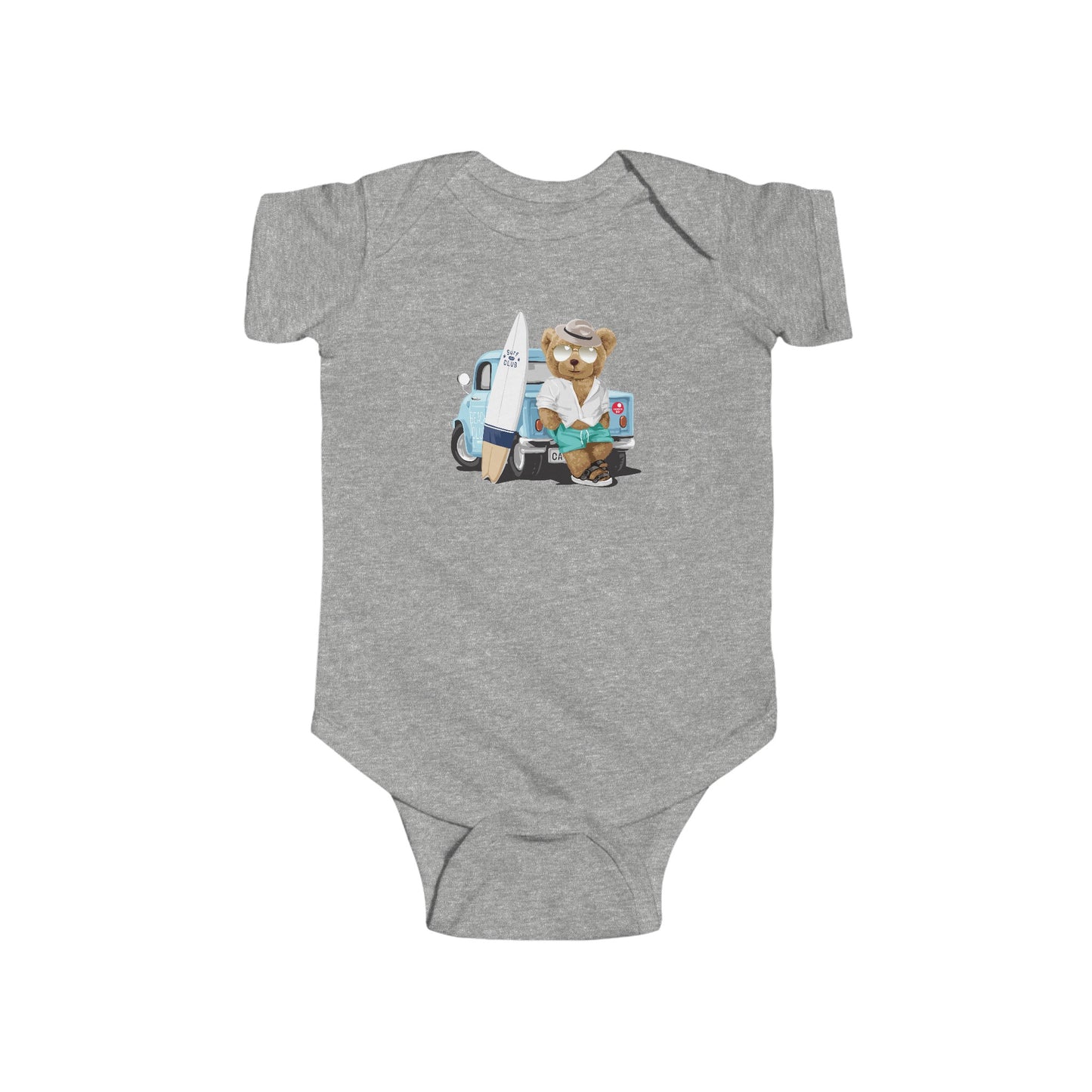 Surf Bear - Infant Fine Jersey Bodysuit