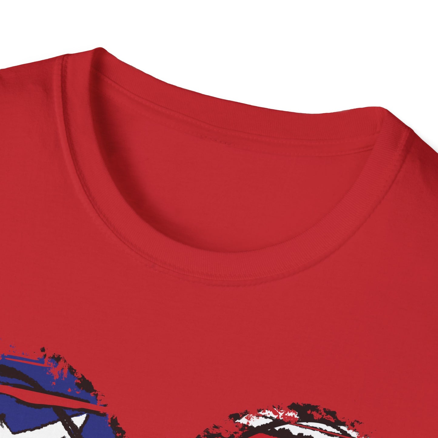 American Flag Heart - 4th of July - Independence Day - Unisex Softstyle T-Shirt