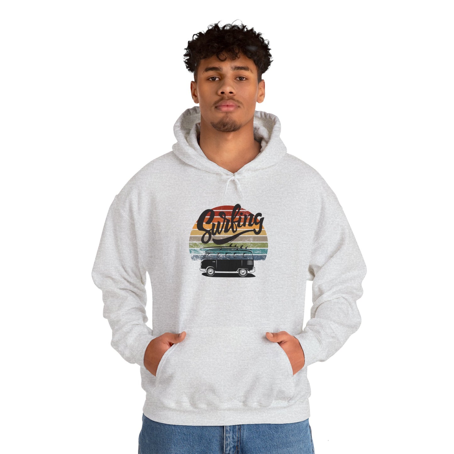 Unisex Heavy Blend Hooded Sweatshirt - Surfing