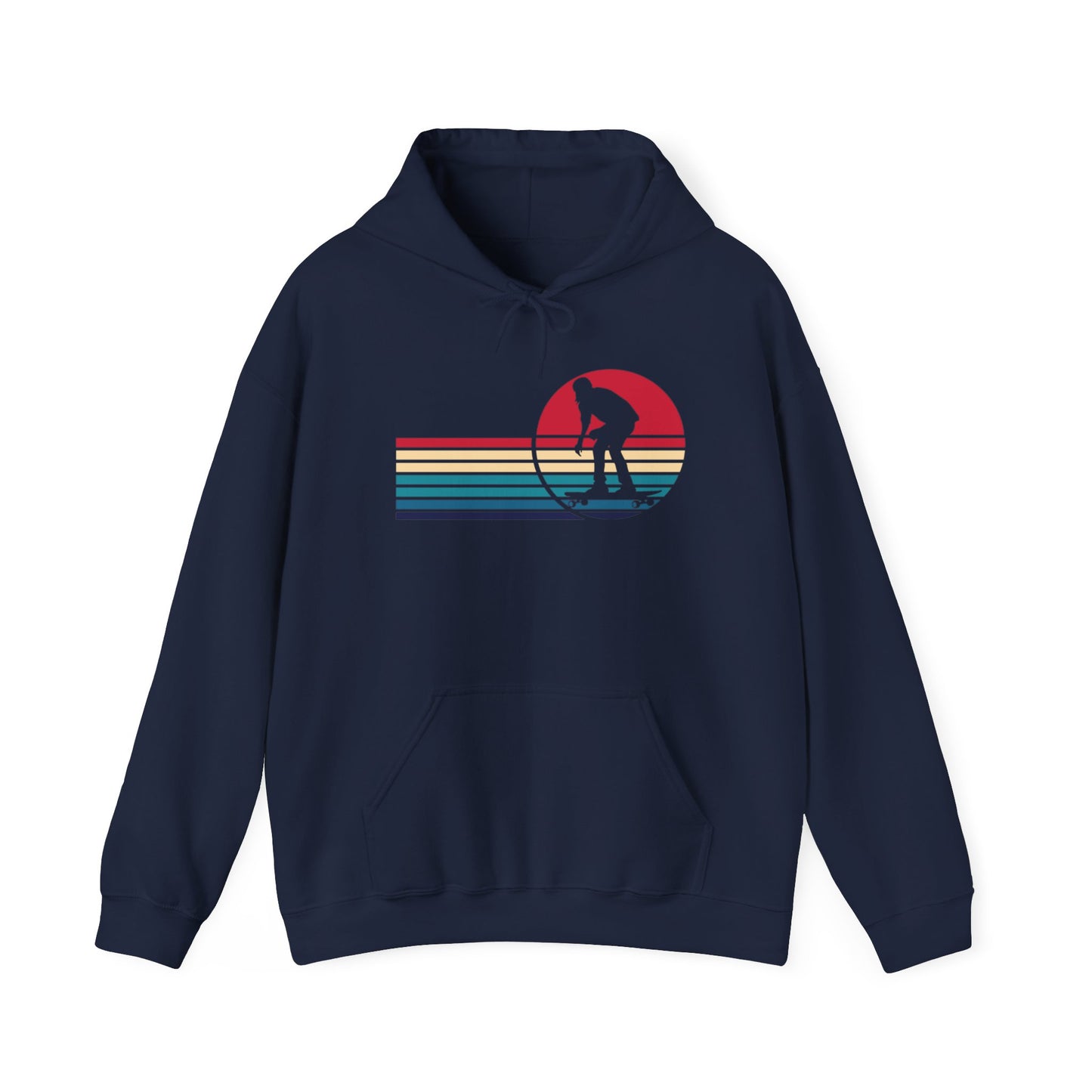 Unisex Heavy Blend Hooded Sweatshirt - Skateboarding Vintage