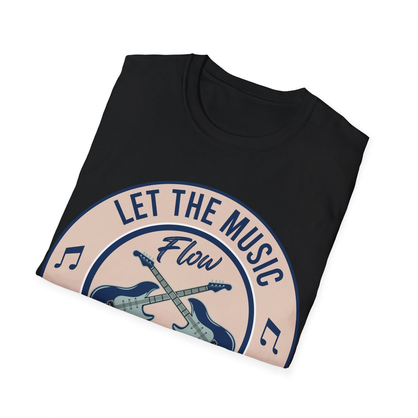 Let the Music Flow and Enrich Your Soul - Unisex Softstyle T-Shirt
