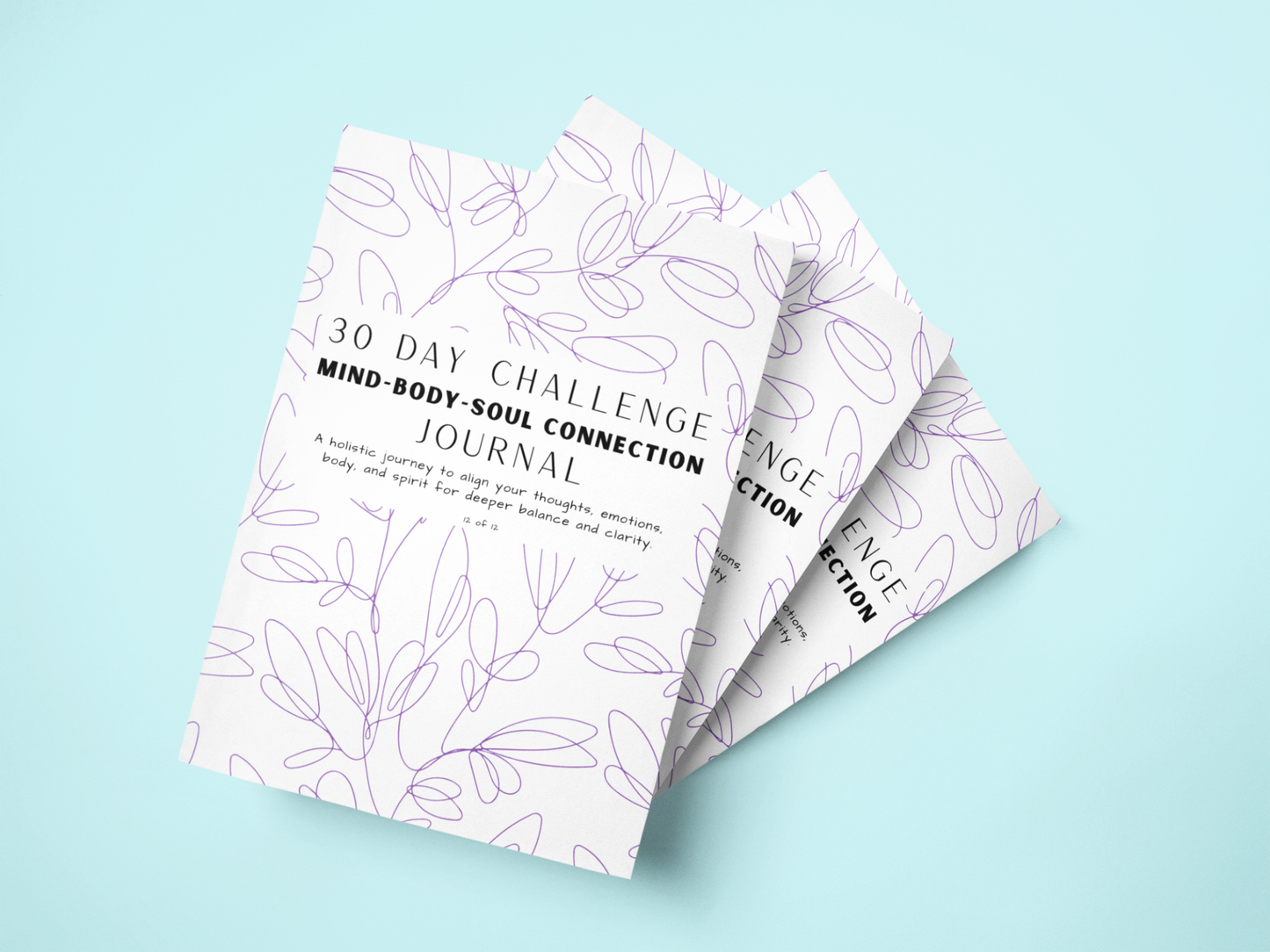 30 Days of Mind‑Body‑Soul Connection - Single Journal + Digital Bundle