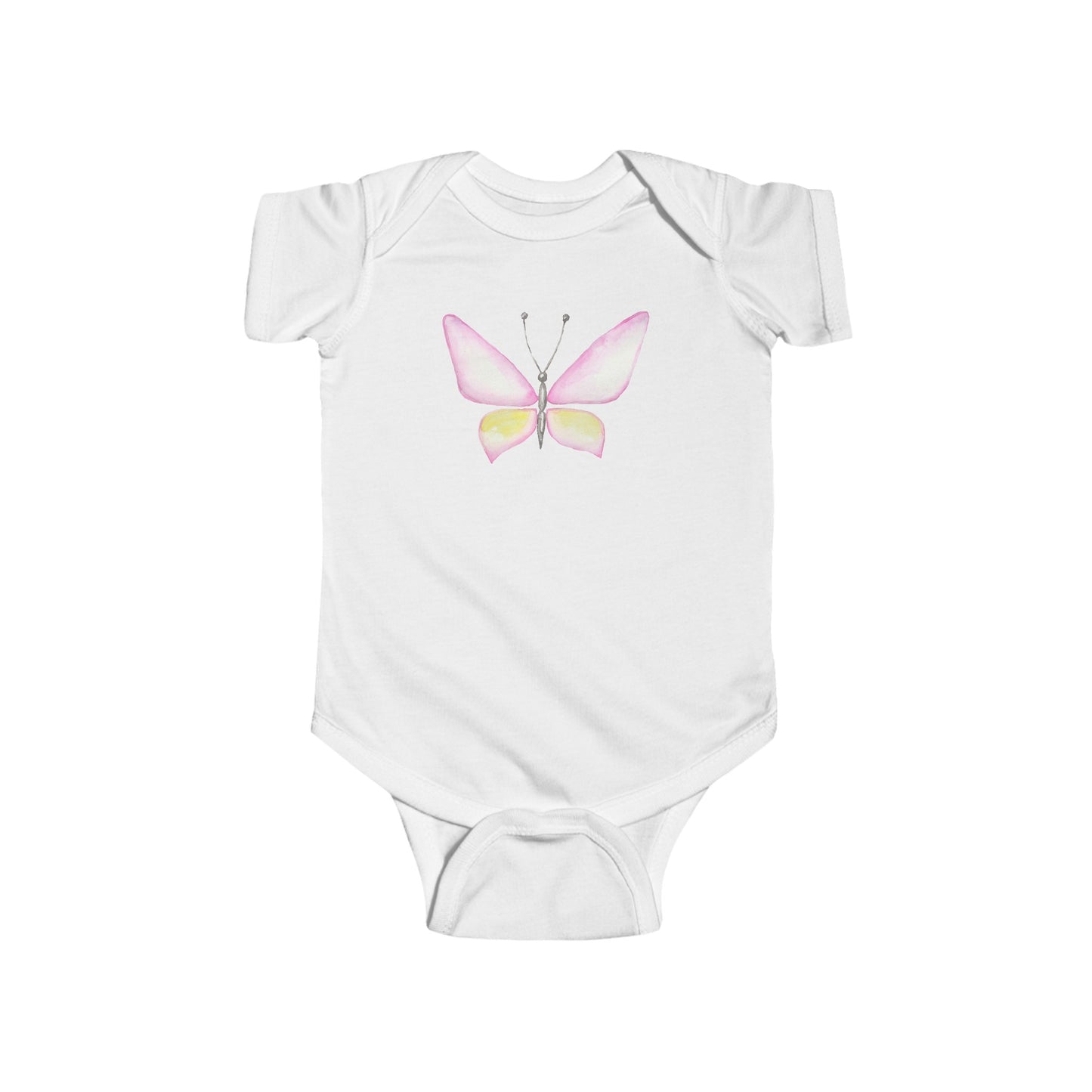 Watercolor Butterfly - Infant Fine Jersey Bodysuit