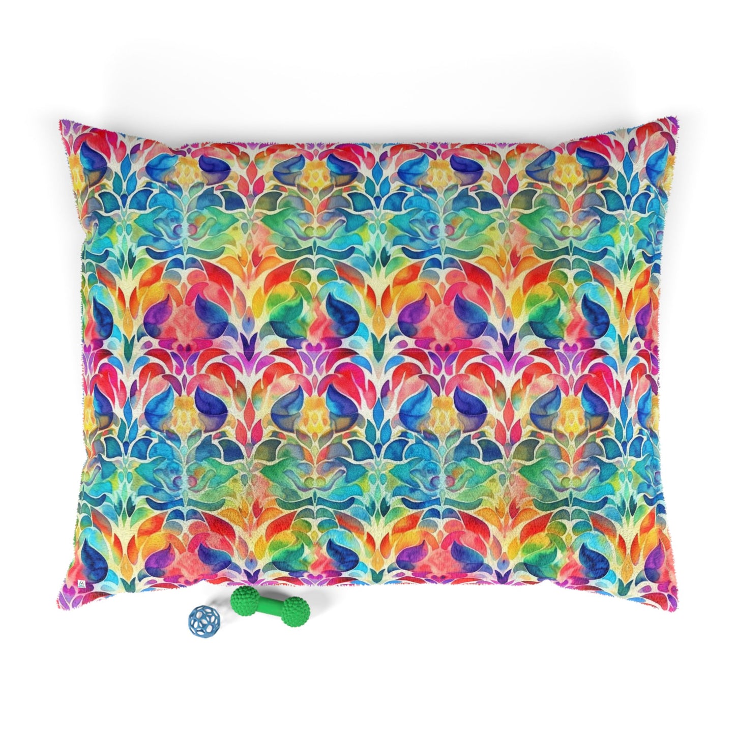 Vibrant Watercolor Pet Bed - Cozy Comfort for Your Furry Friend