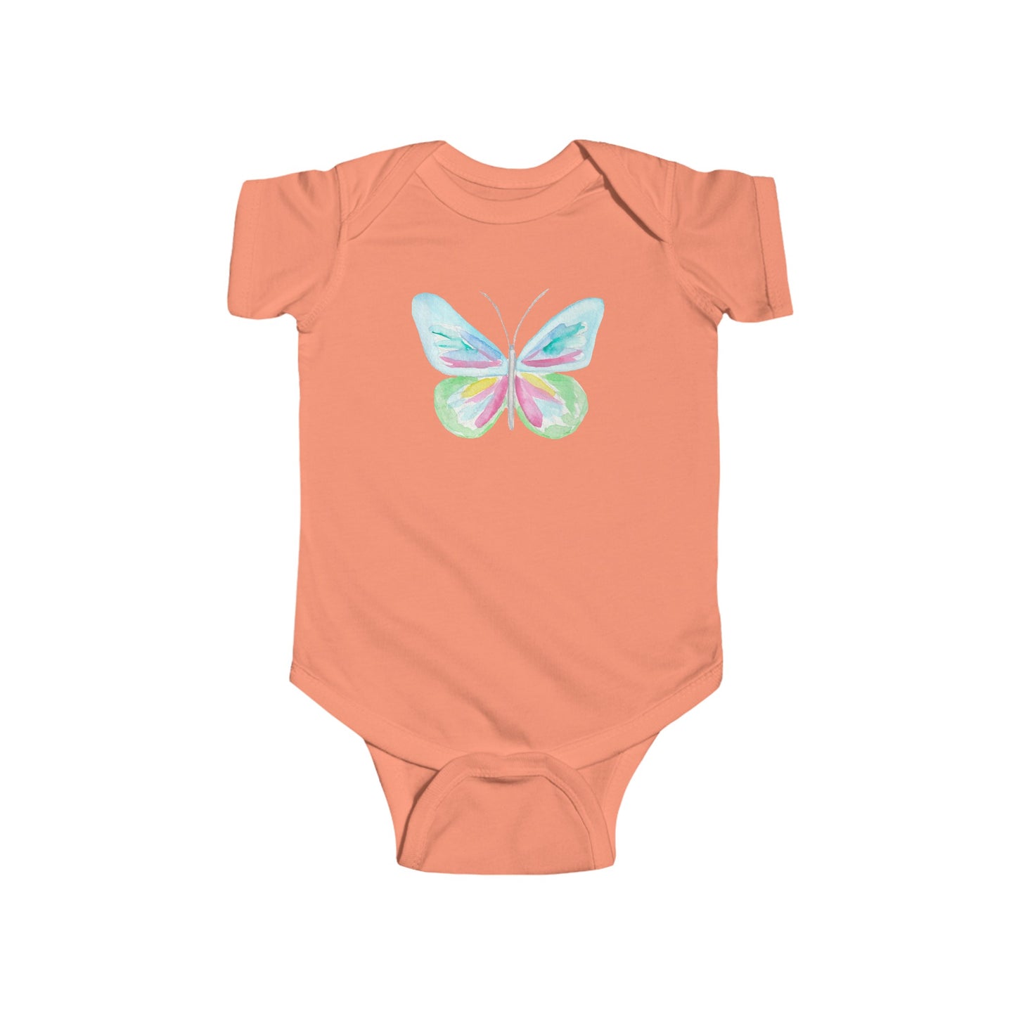 Watercolor Butterfly - Infant Fine Jersey Bodysuit