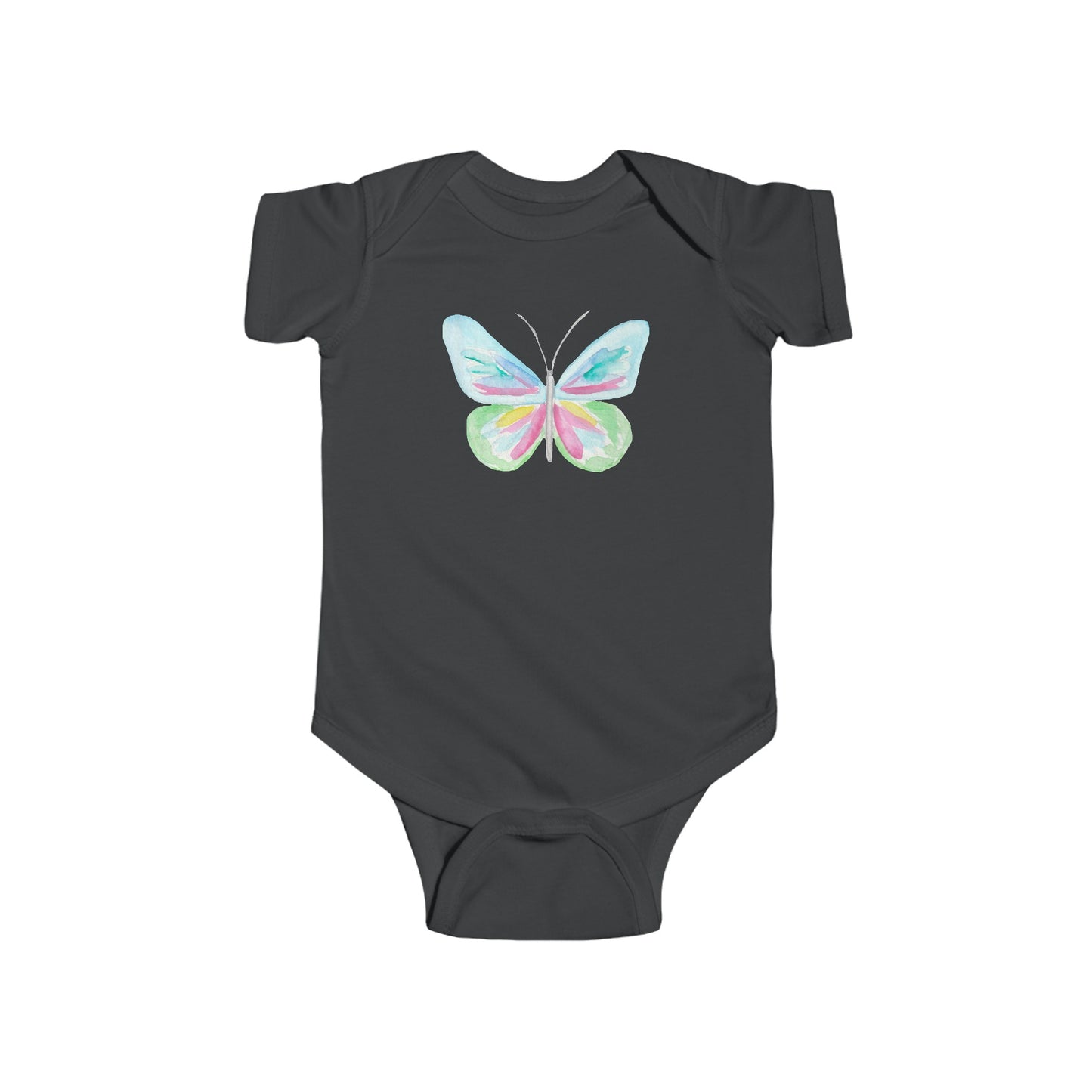 Watercolor Butterfly - Infant Fine Jersey Bodysuit