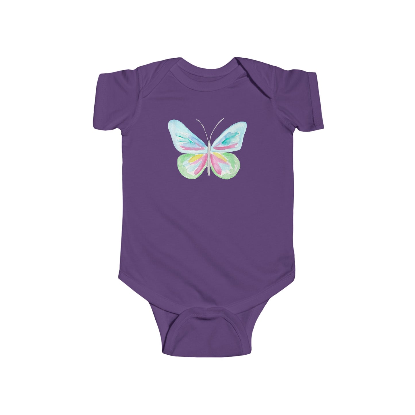Watercolor Butterfly - Infant Fine Jersey Bodysuit