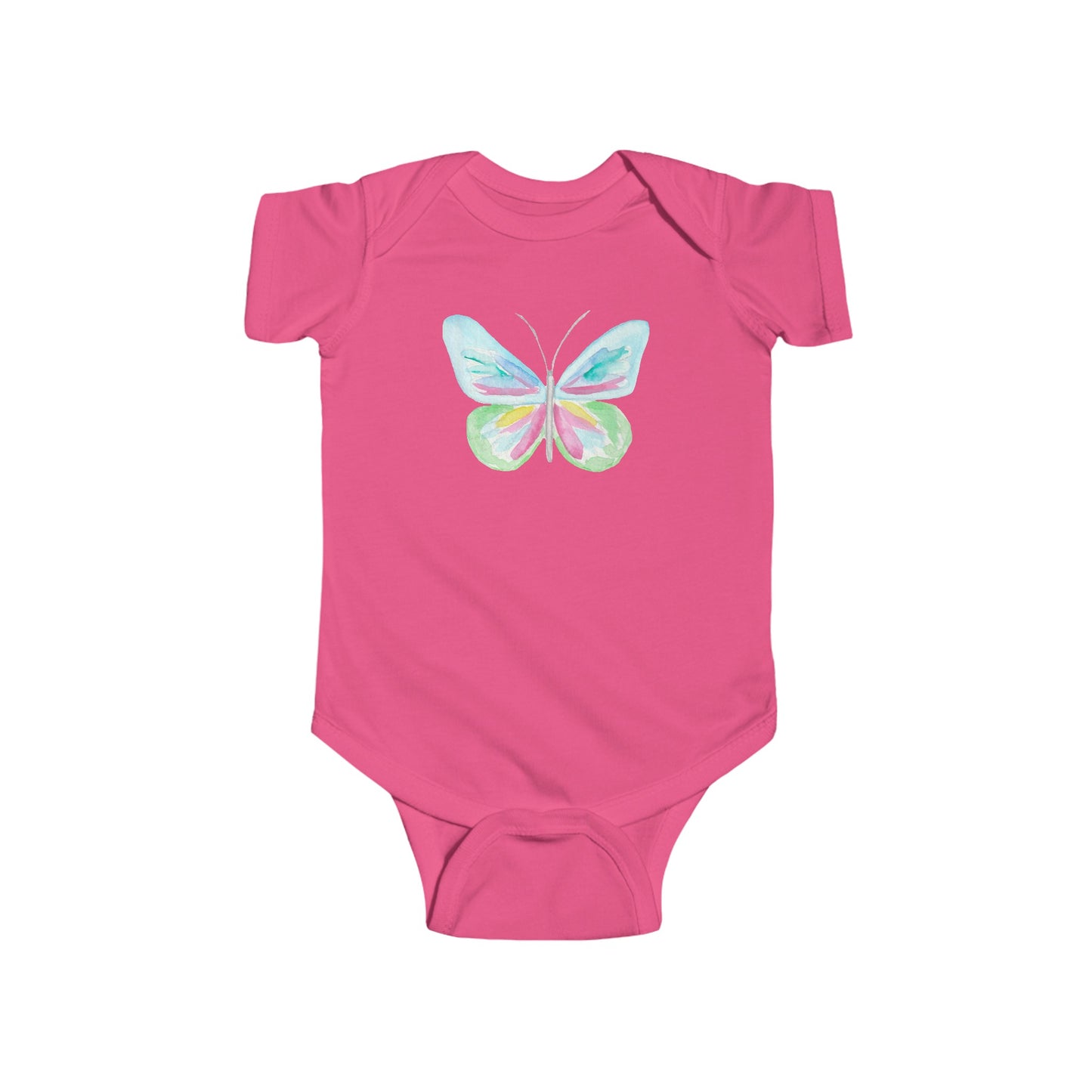 Watercolor Butterfly - Infant Fine Jersey Bodysuit