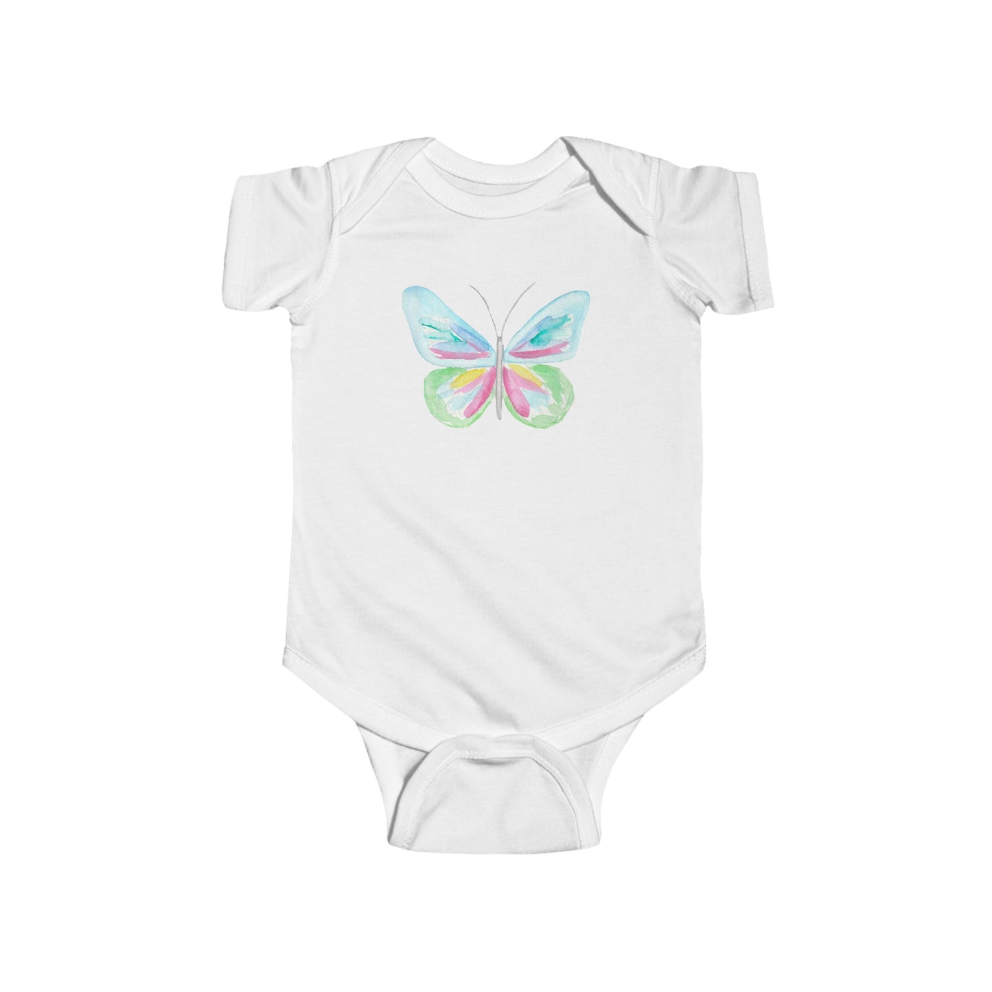 Watercolor Butterfly - Infant Fine Jersey Bodysuit