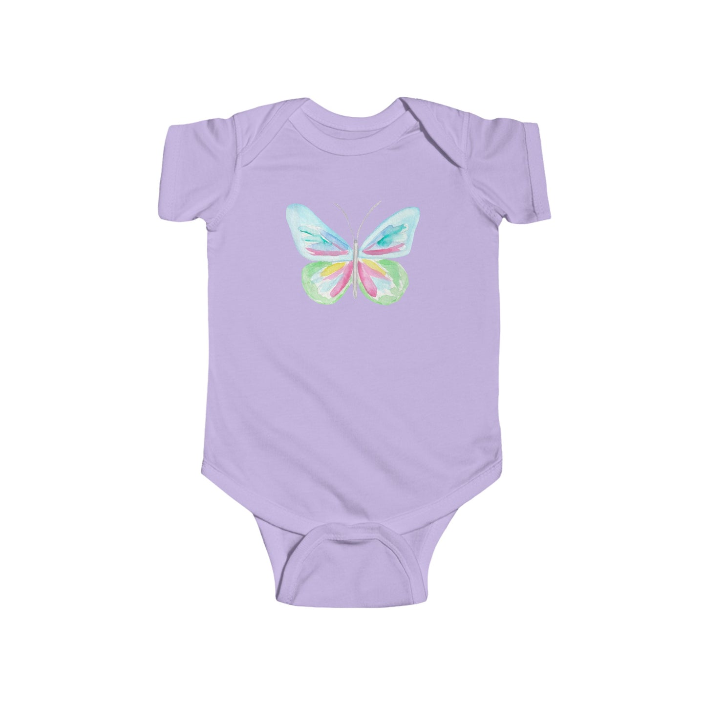 Watercolor Butterfly - Infant Fine Jersey Bodysuit