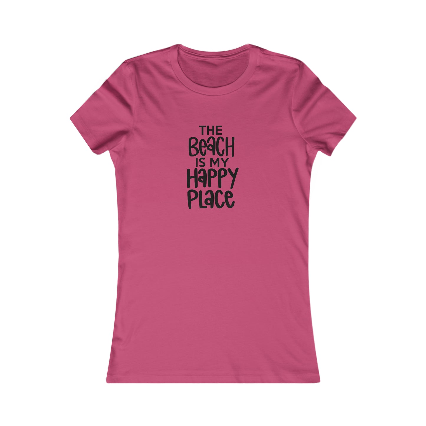 The Beach is My Happy Place - Women's Favorite Tee -