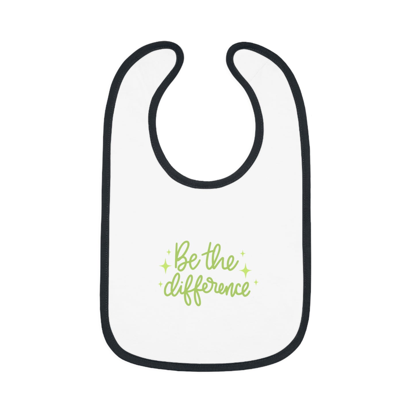 Be the Difference - Baby Contrast Trim Jersey Bib