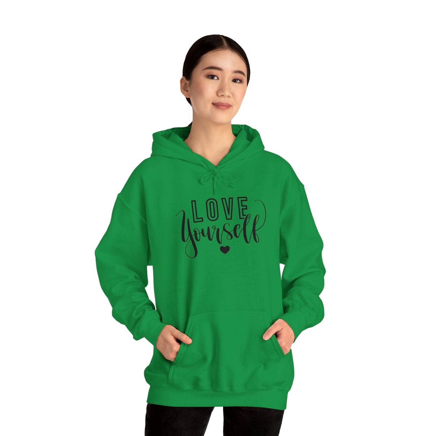 Unisex Heavy Blend Hooded Sweatshirt - Love Yourself