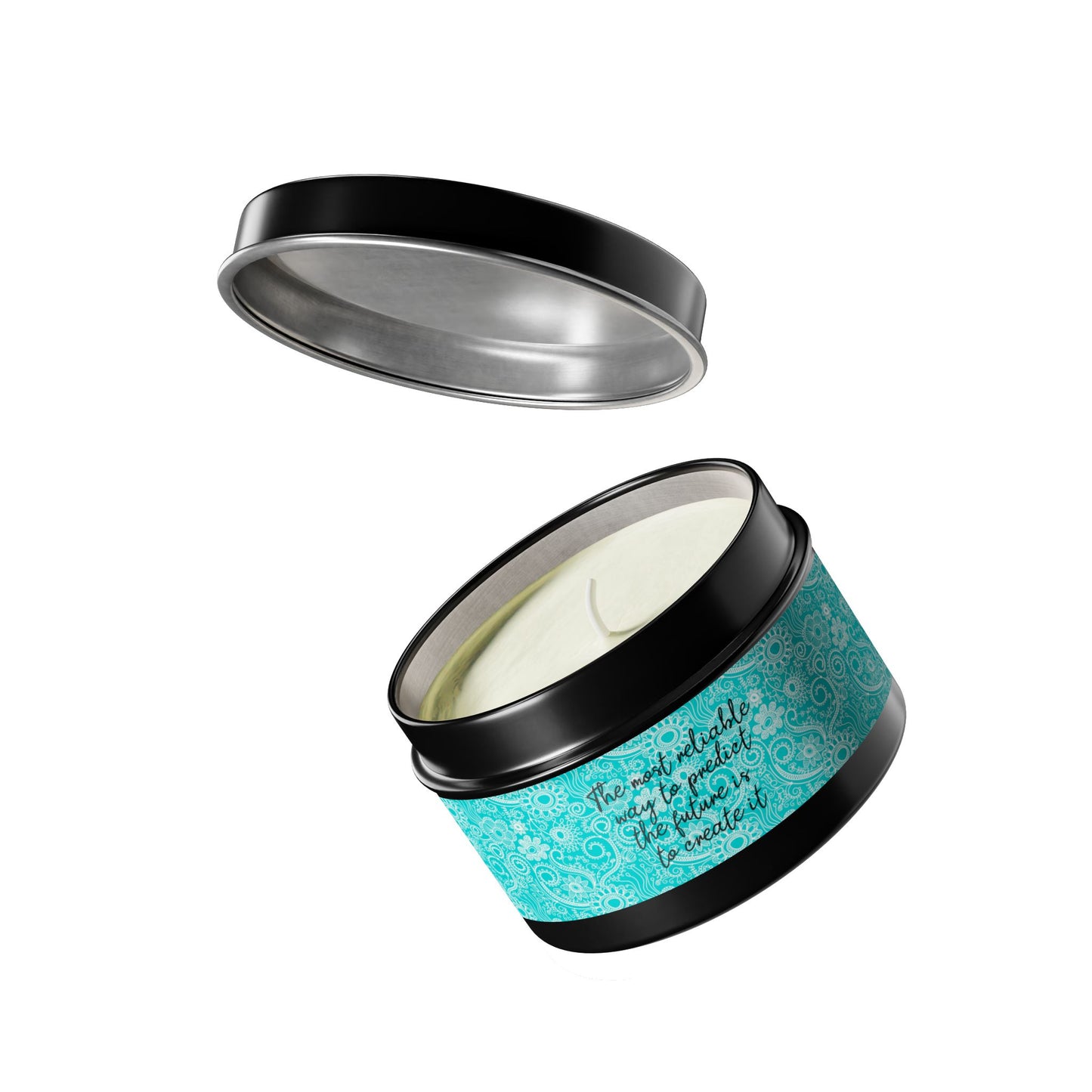 The Most Reliable Way to Predict the Future is to Create it - Inspirational - Mindfulness & Self-Care - Scented Tin Candle